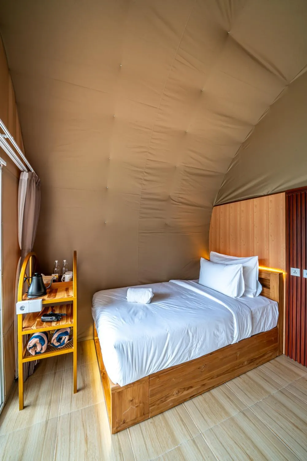 Bedroom, Bed in The Dewi Kintamani Luxury Glamping and Natural Hotspring