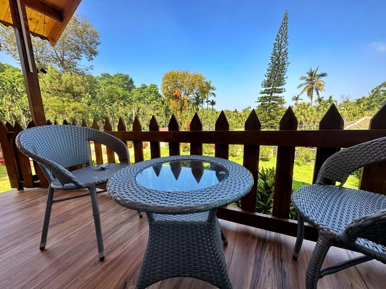 Seating area in Oxyzone Coorg by StayApart