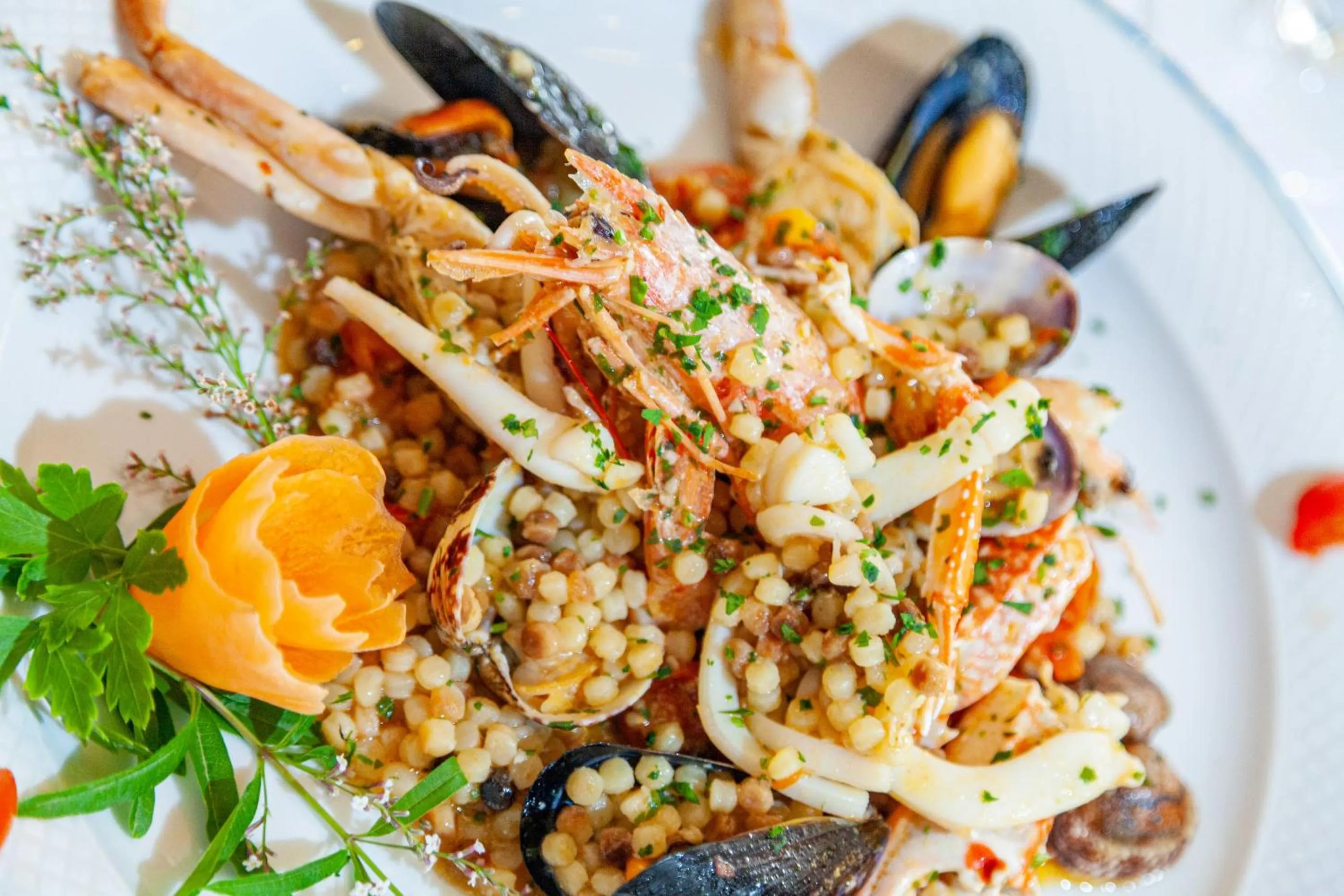 Food close-up in Hotel San Trano