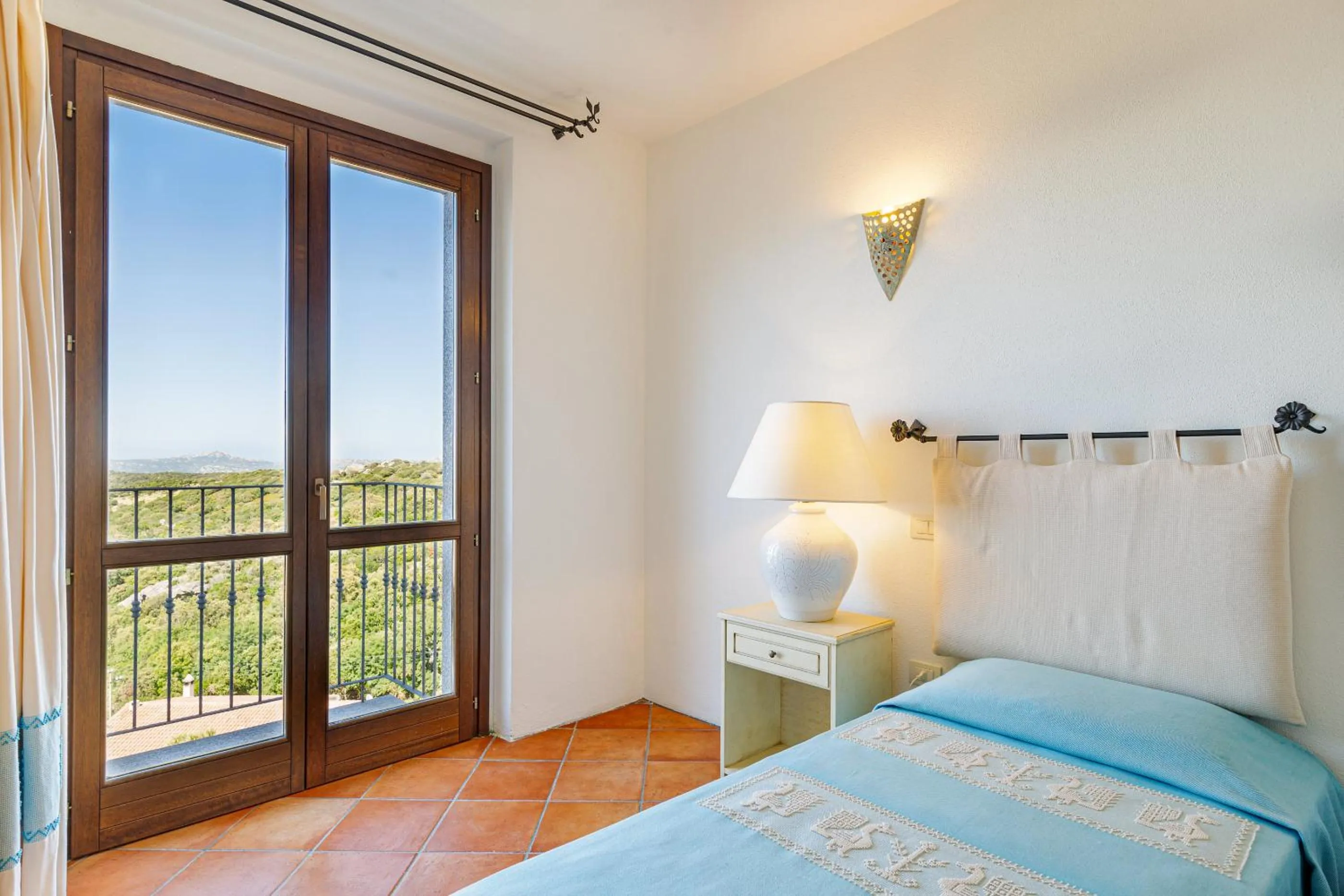 Bed in Hotel San Trano