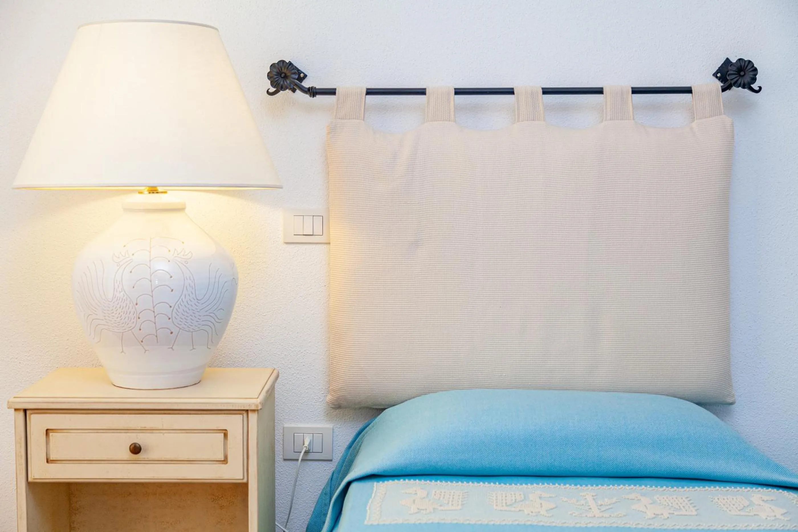 Bed in Hotel San Trano