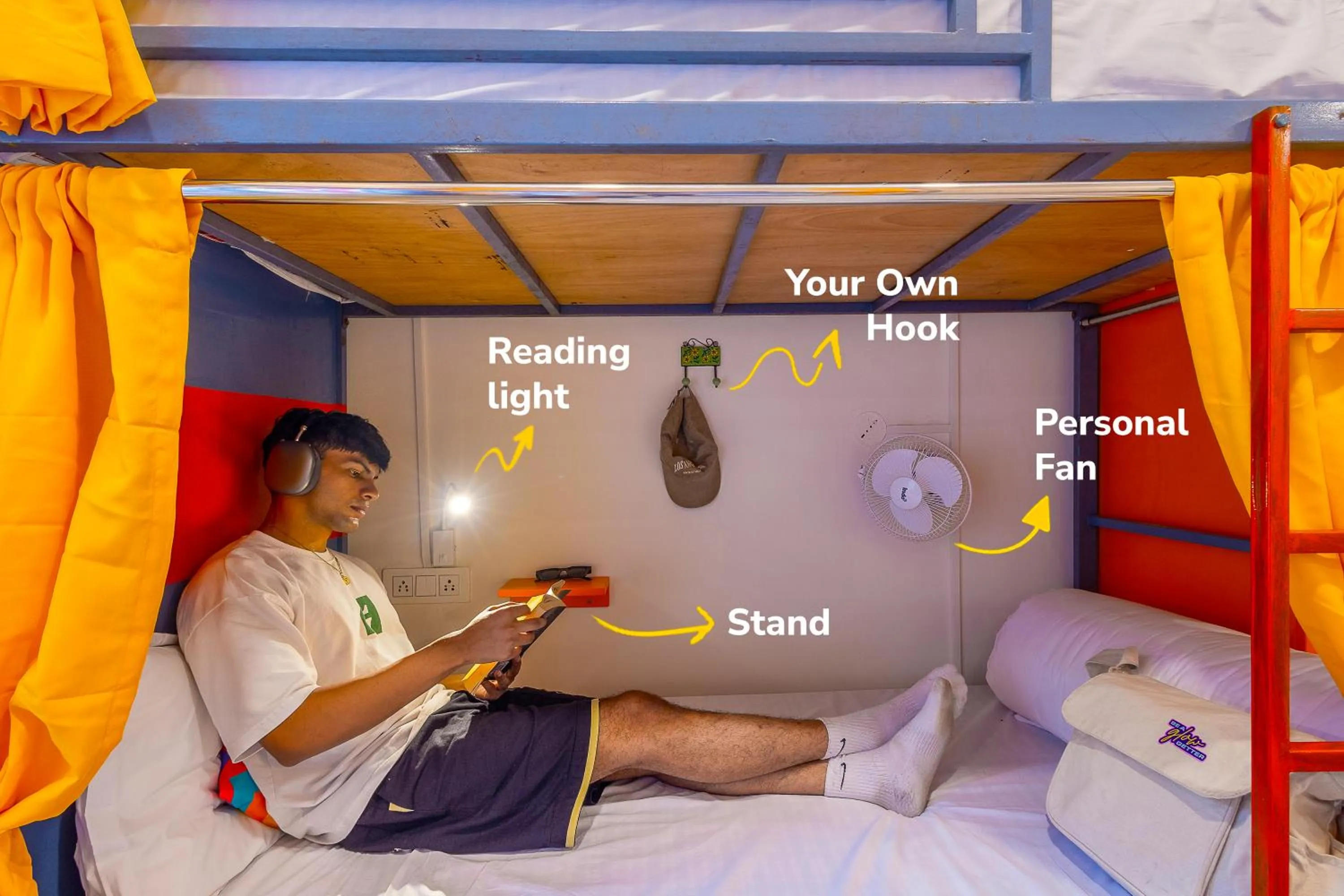 bunk bed, Bed in goSTOPS Ooty