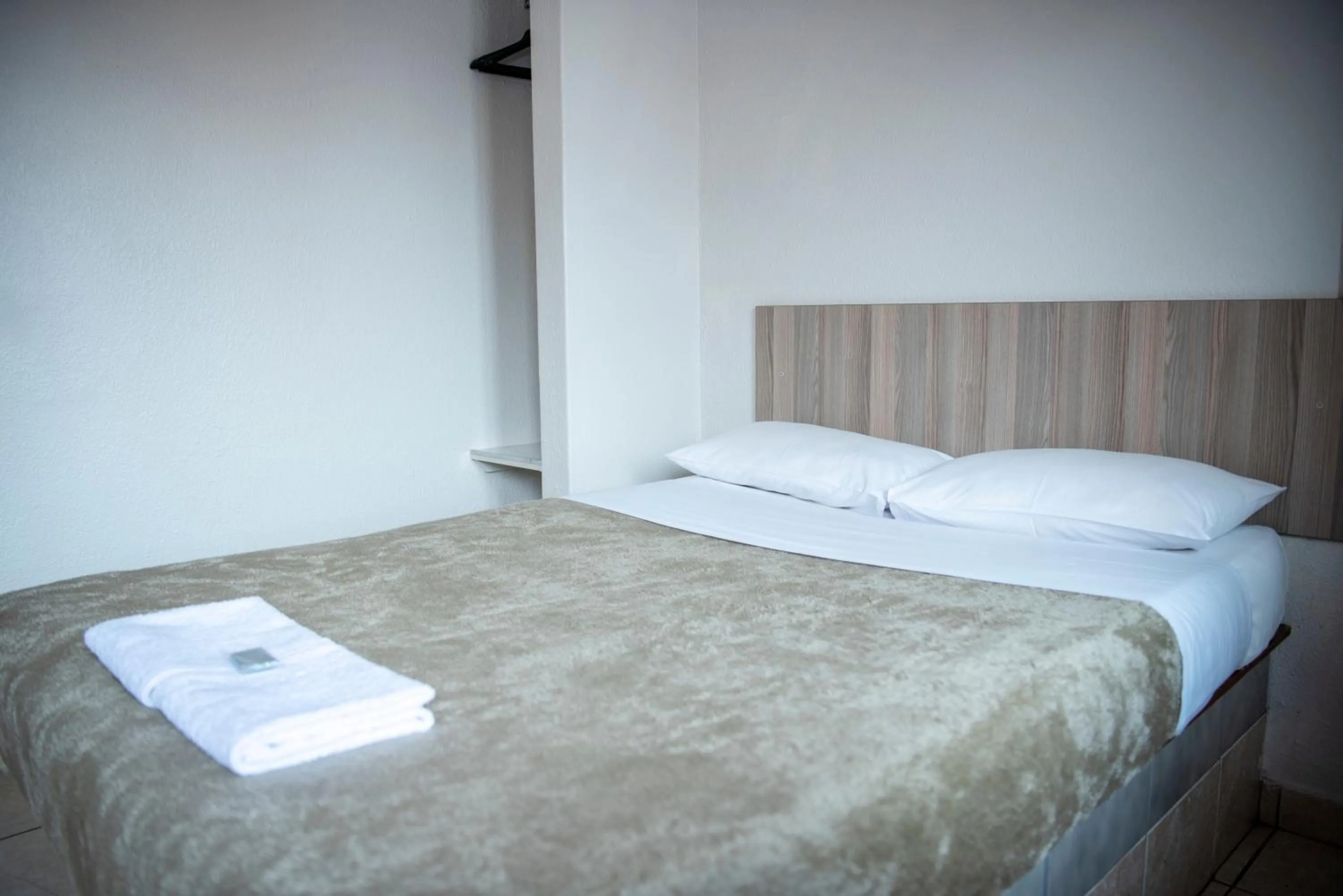 Bed in Ecomotel O.R.Tambo