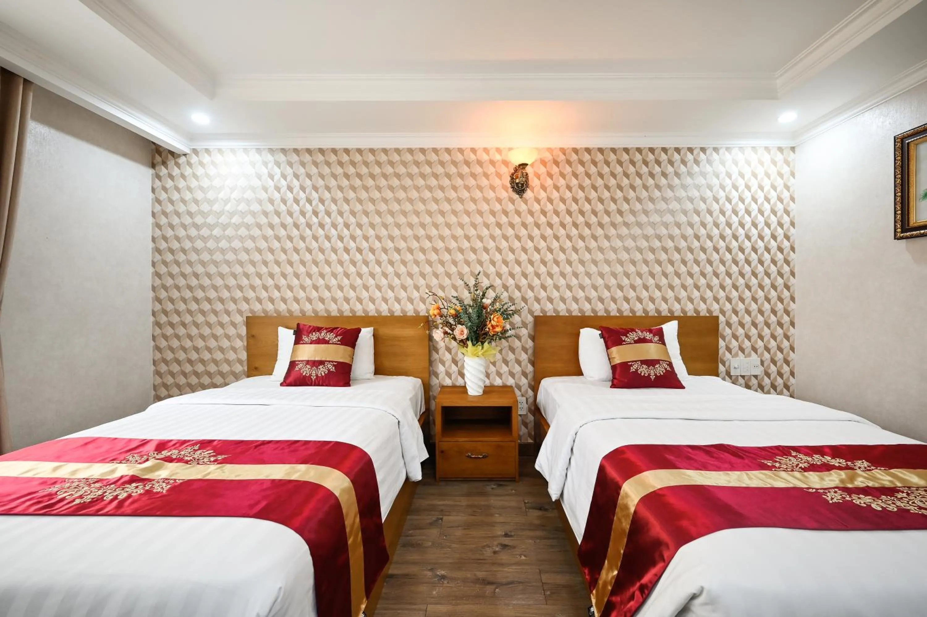 Bed in The River Park Hotel