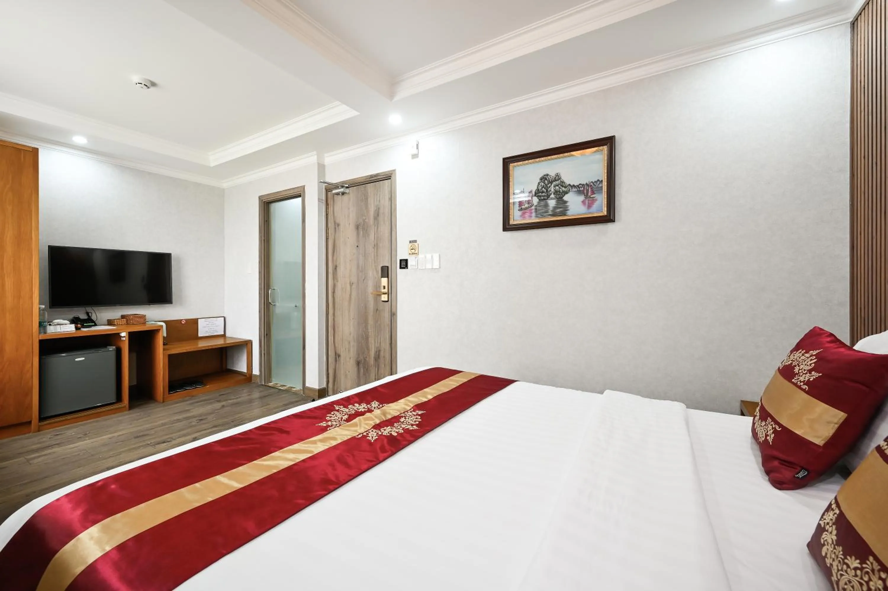 Bed in The River Park Hotel