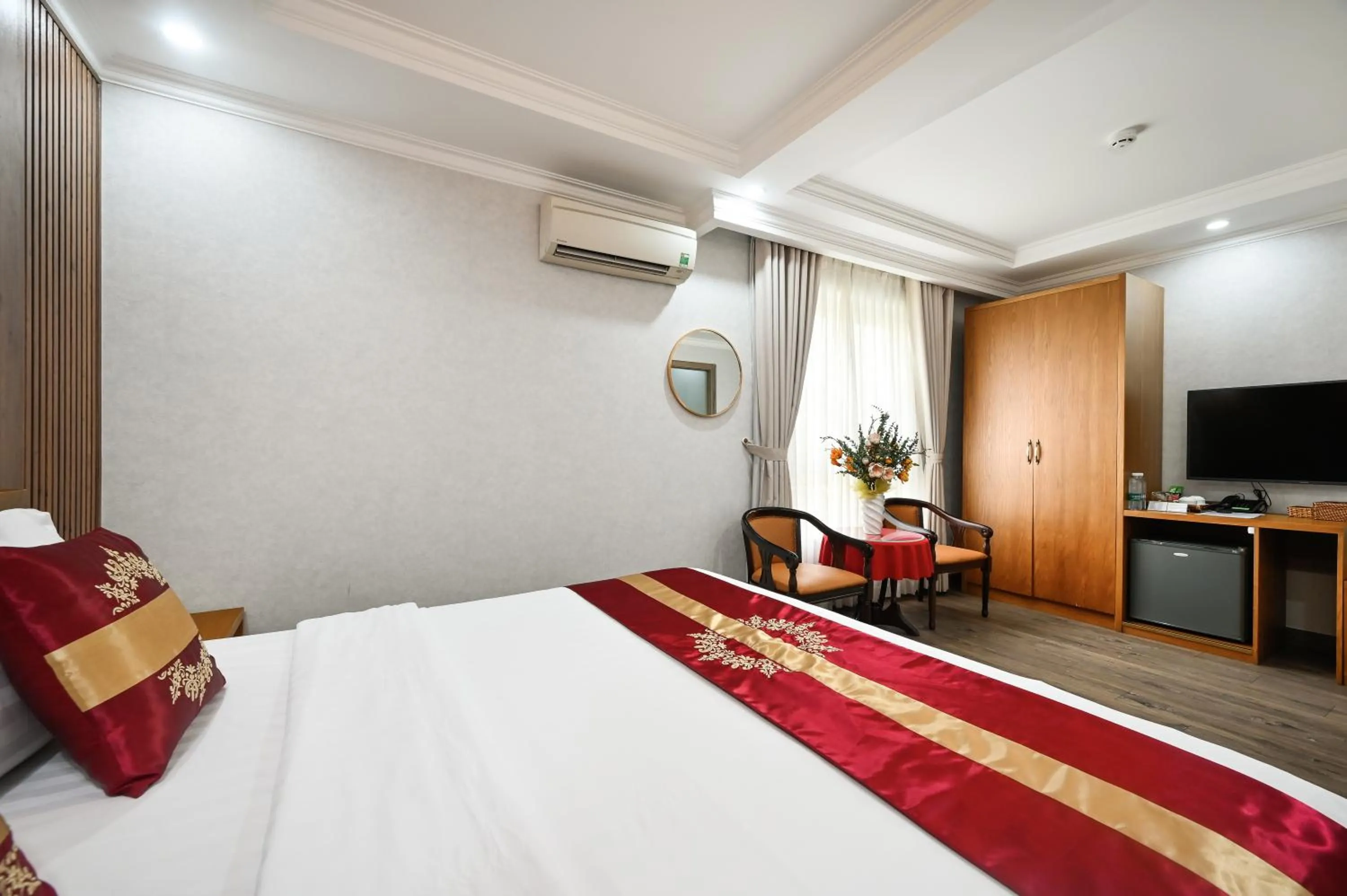 Bed in The River Park Hotel