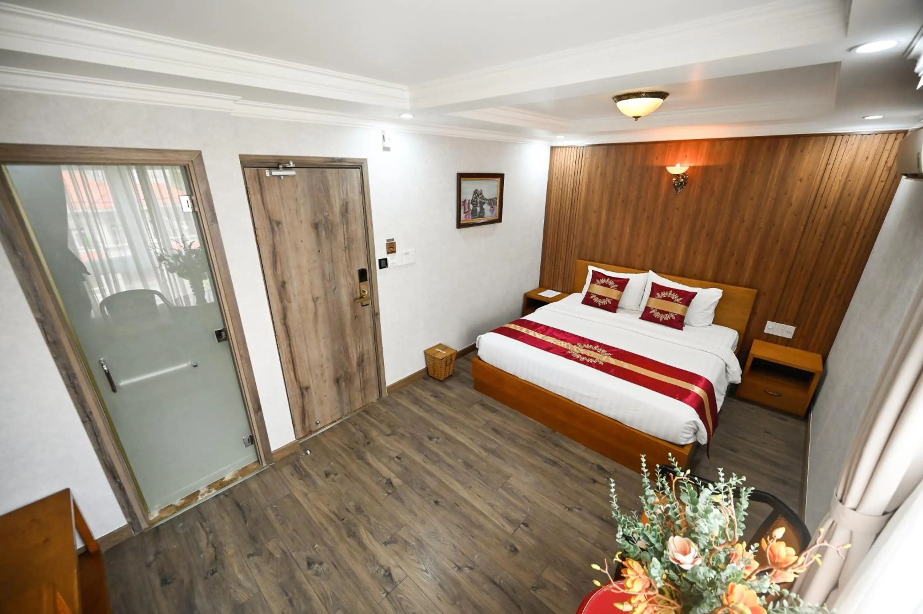 Bed in The River Park Hotel