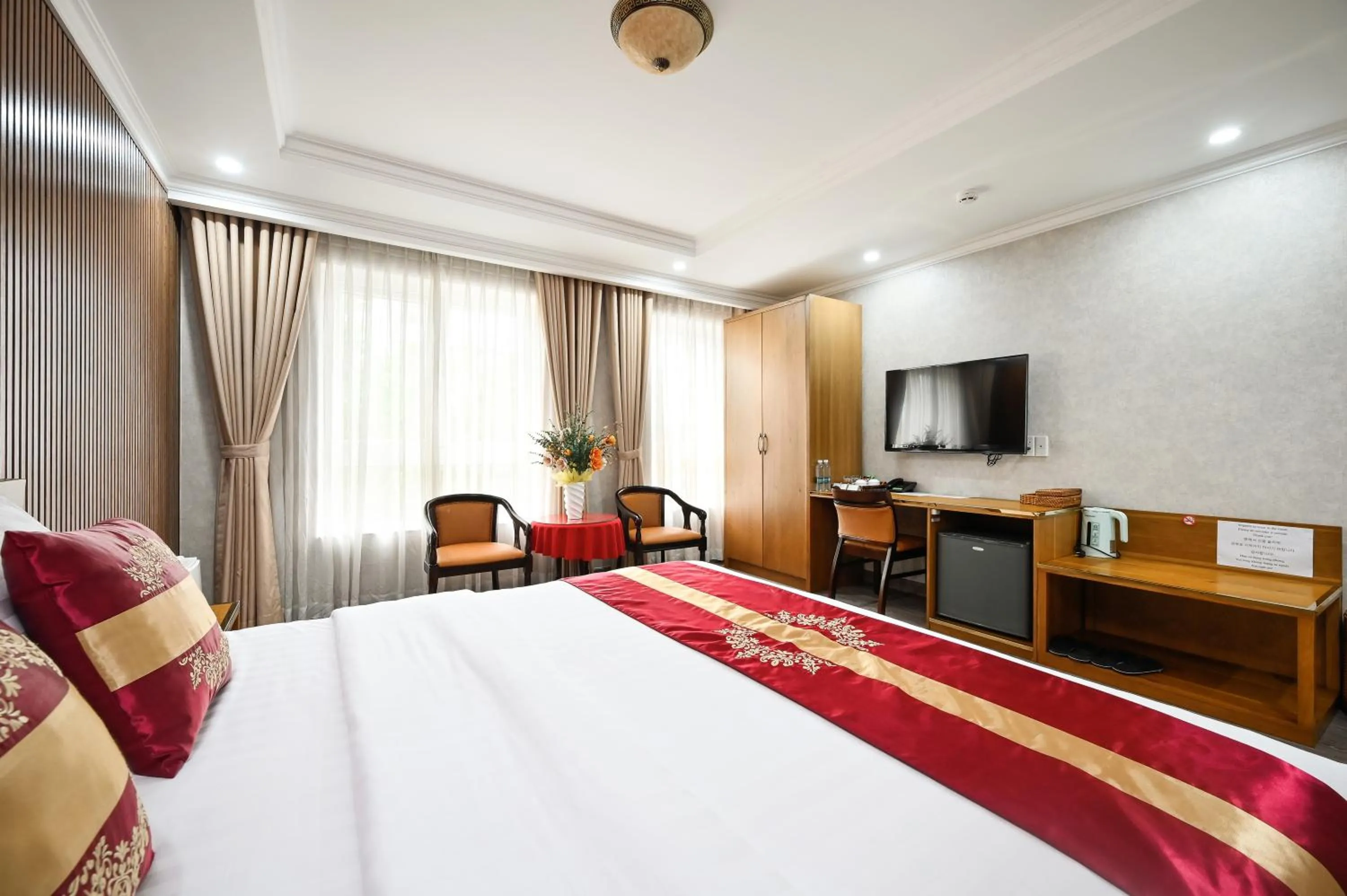 Bed in The River Park Hotel