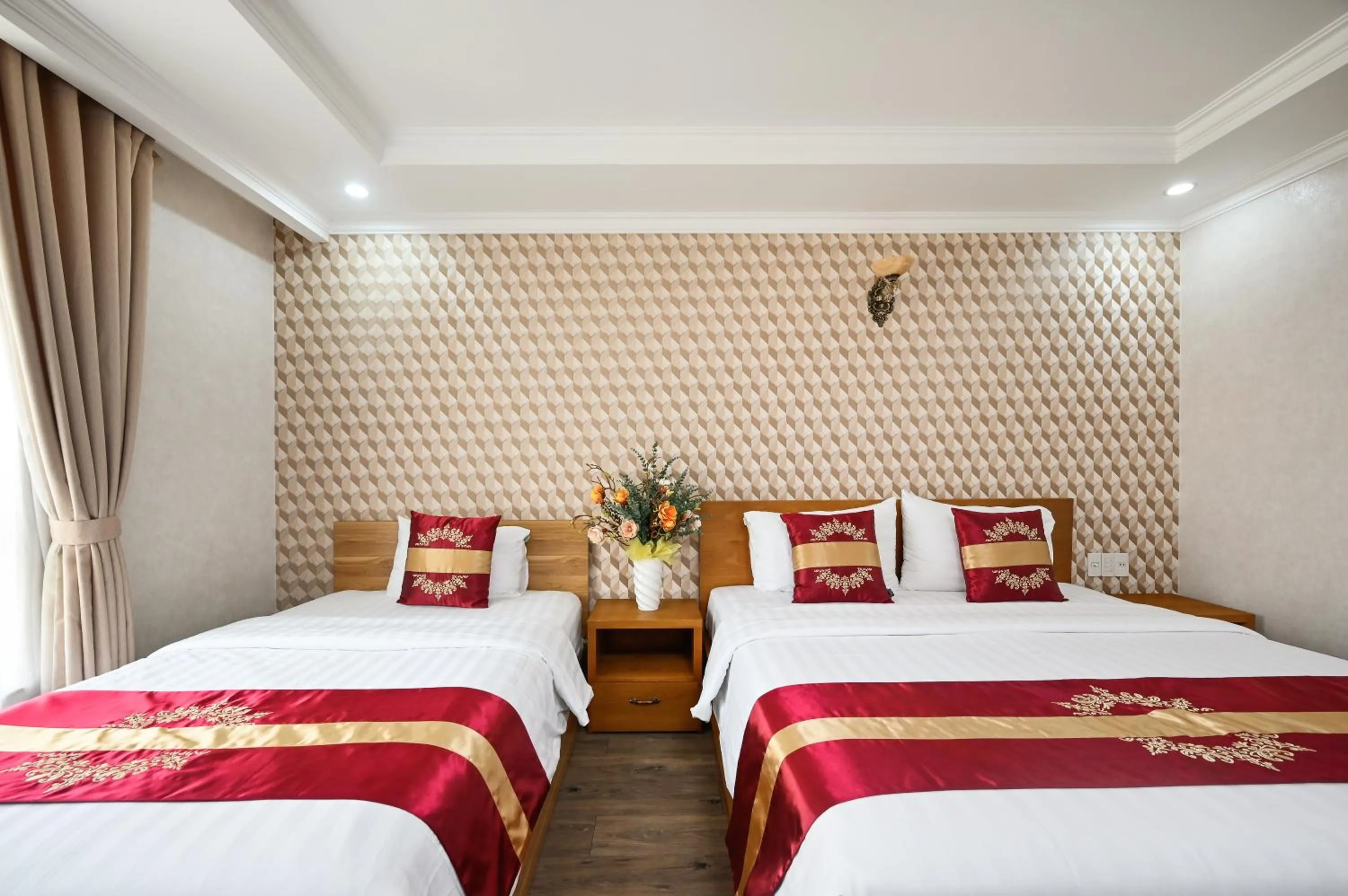 Bed in The River Park Hotel