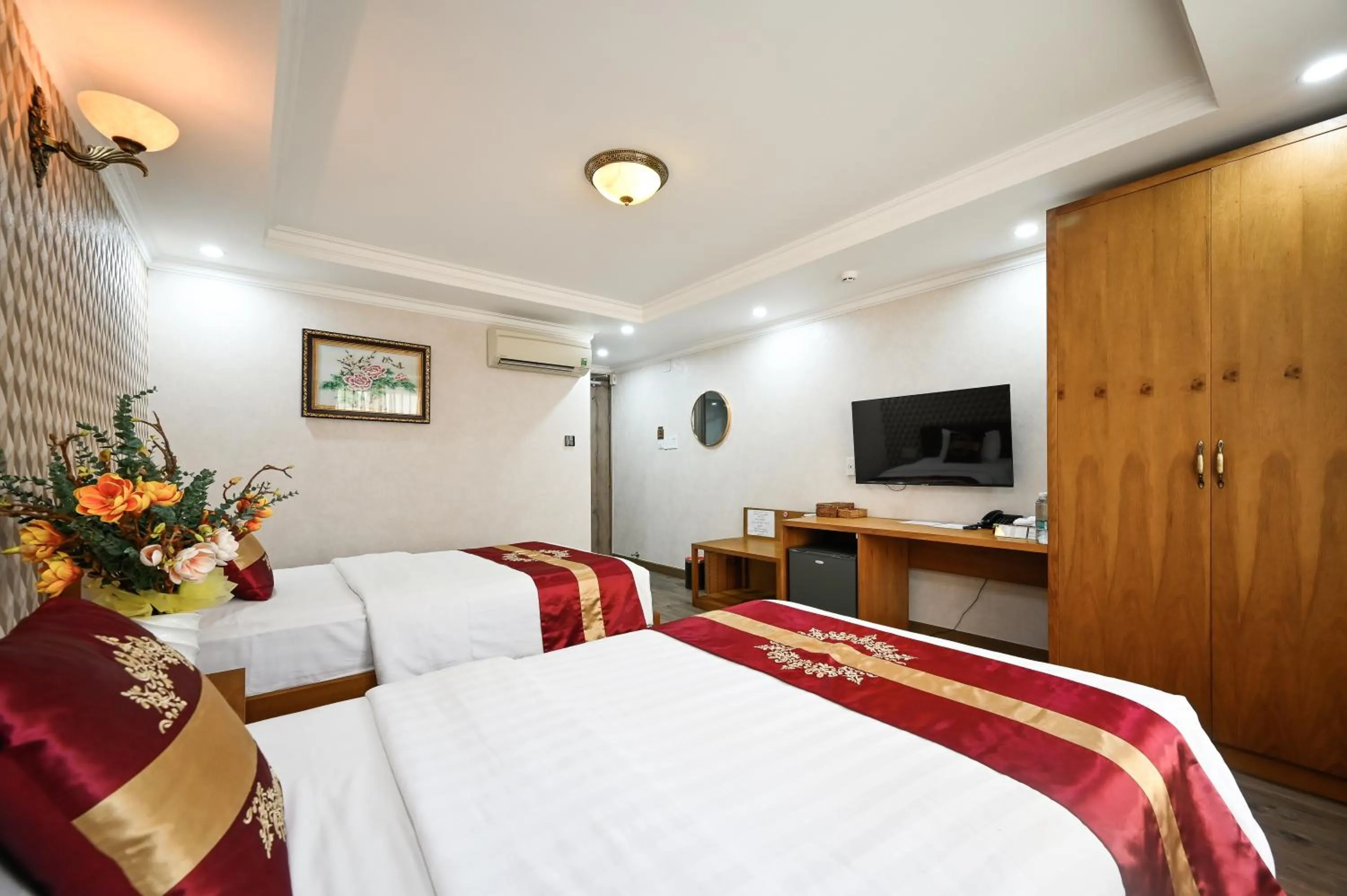 Bed in The River Park Hotel