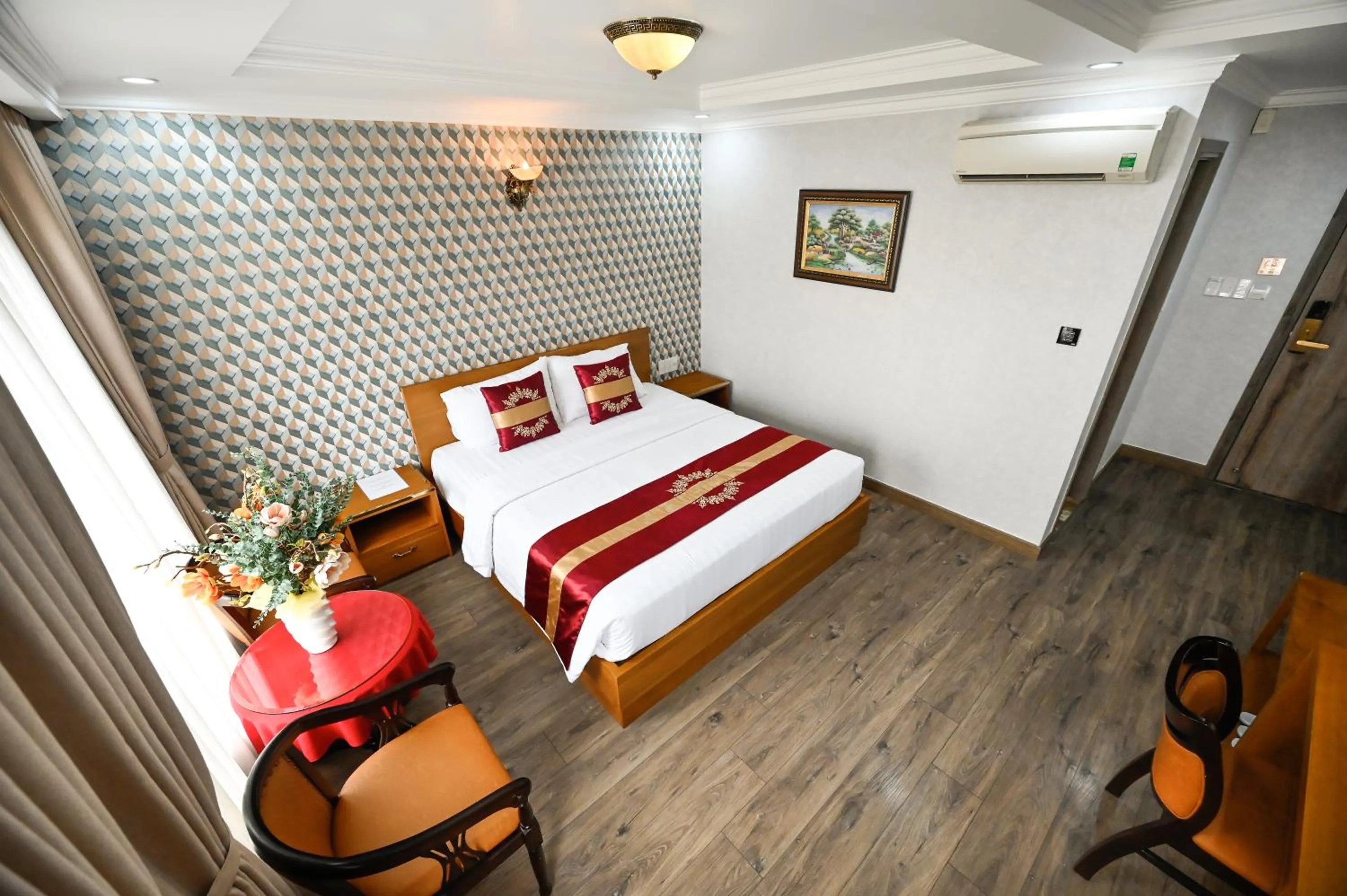 Bed in The River Park Hotel