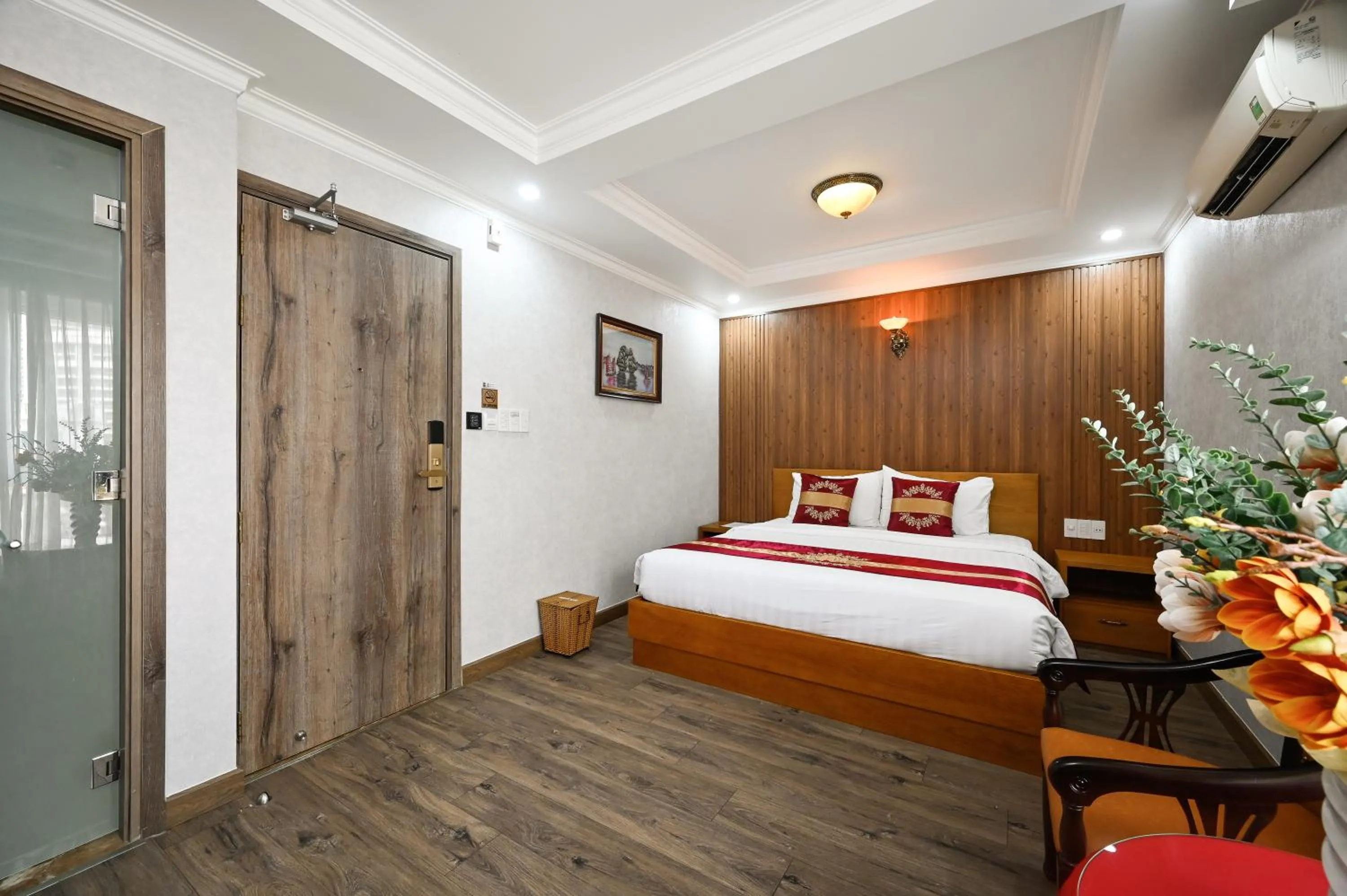 Bed in The River Park Hotel