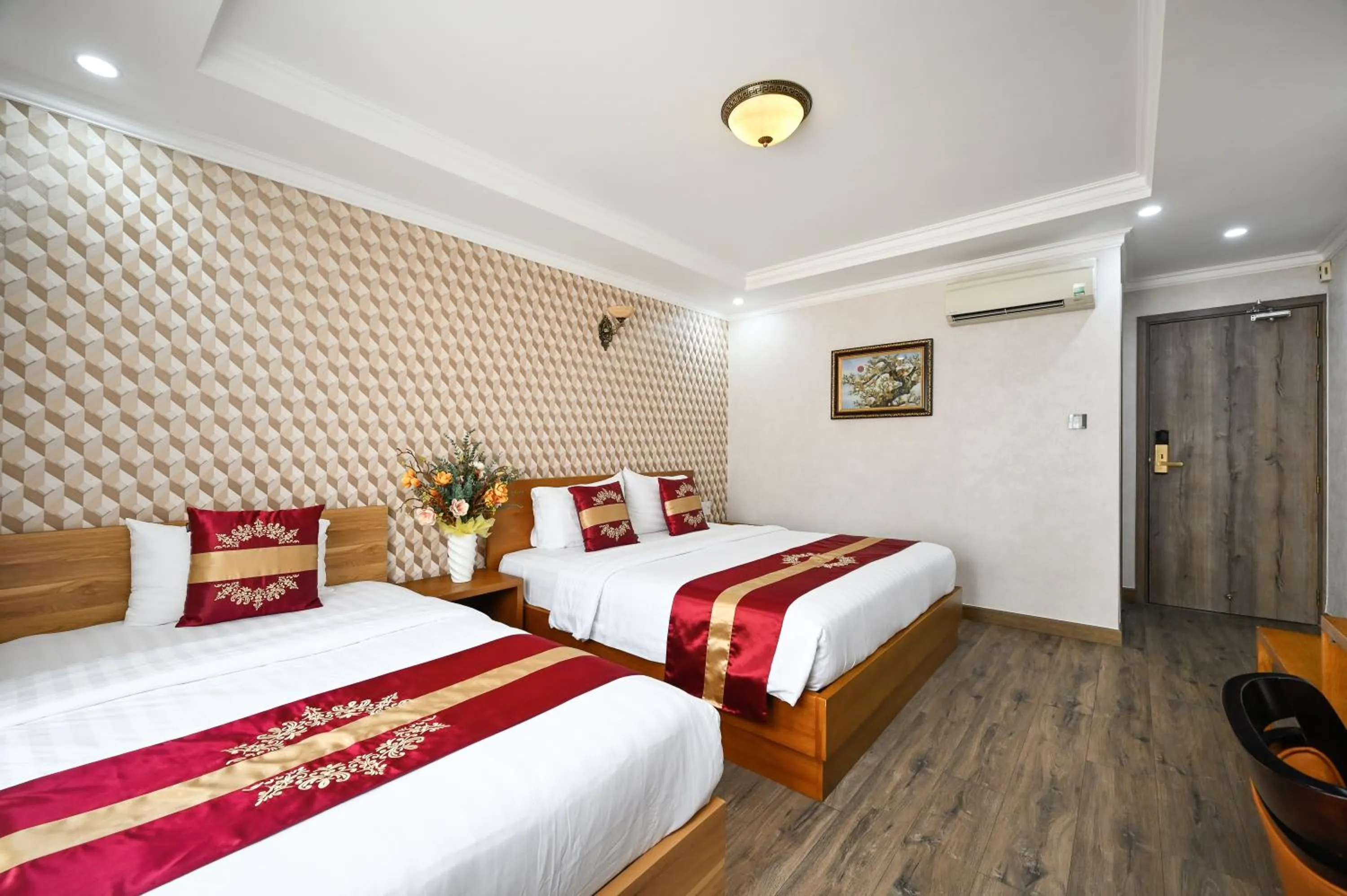 Bed in The River Park Hotel