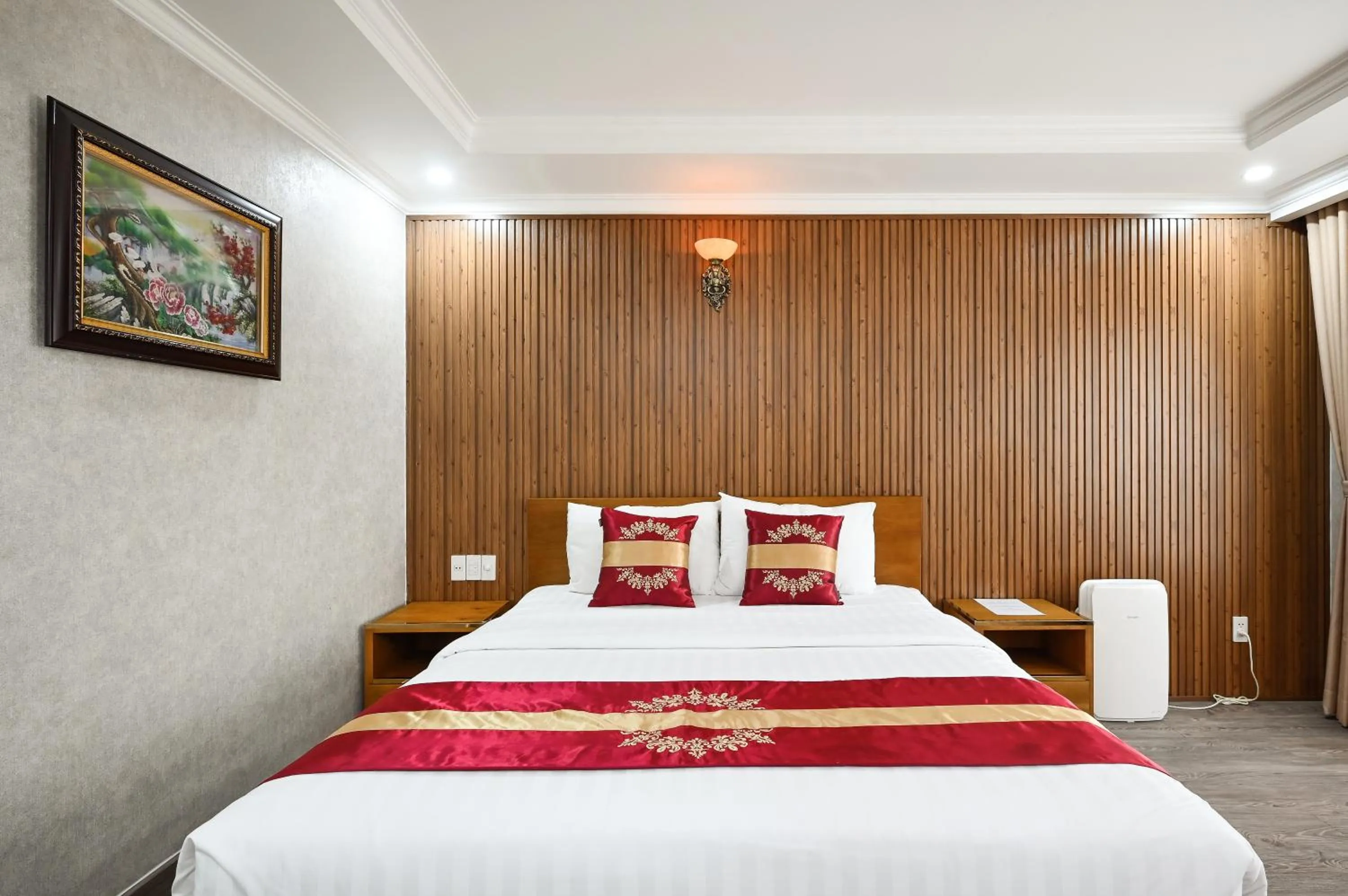 Bed in The River Park Hotel