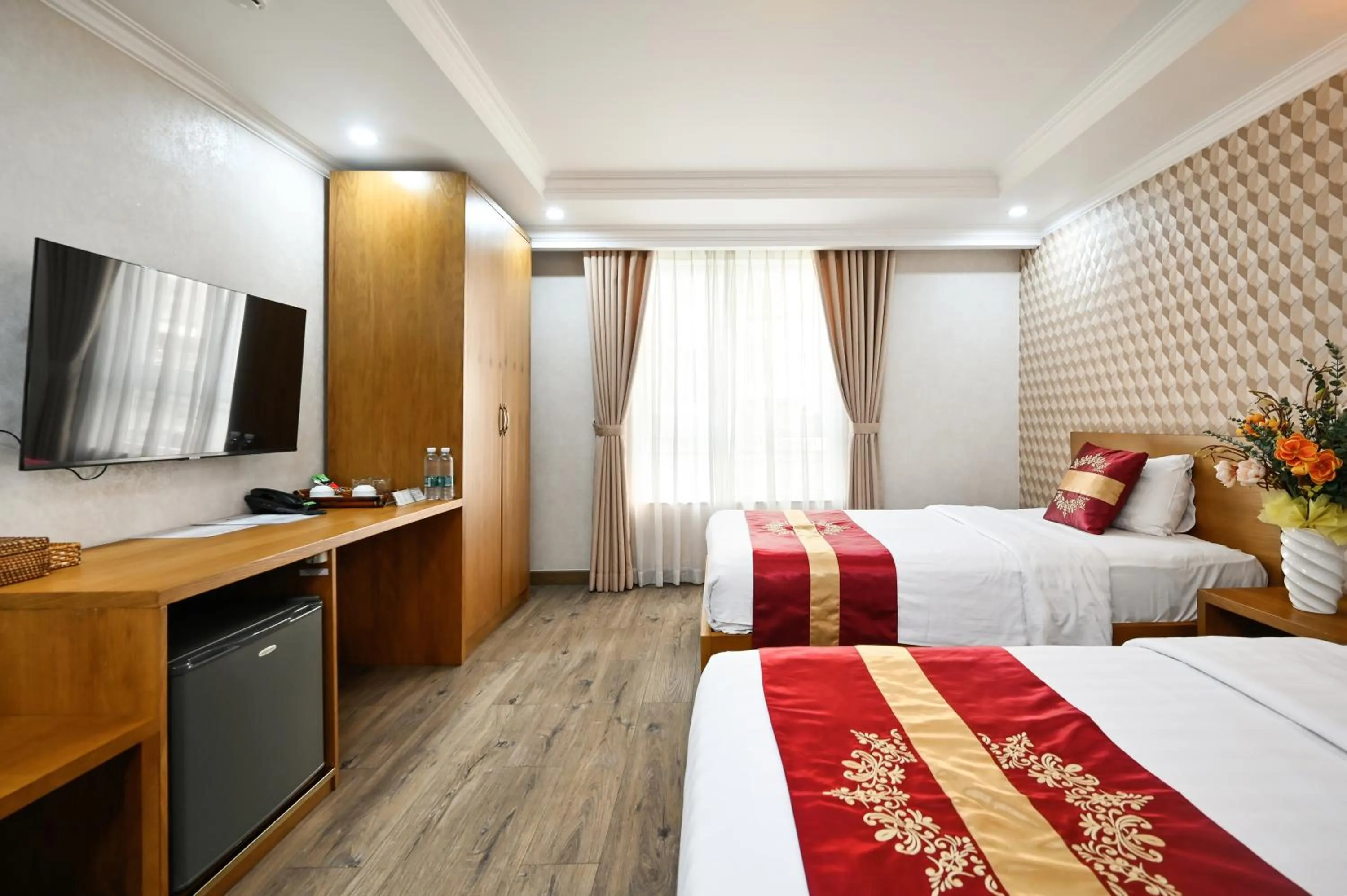 Bed in The River Park Hotel