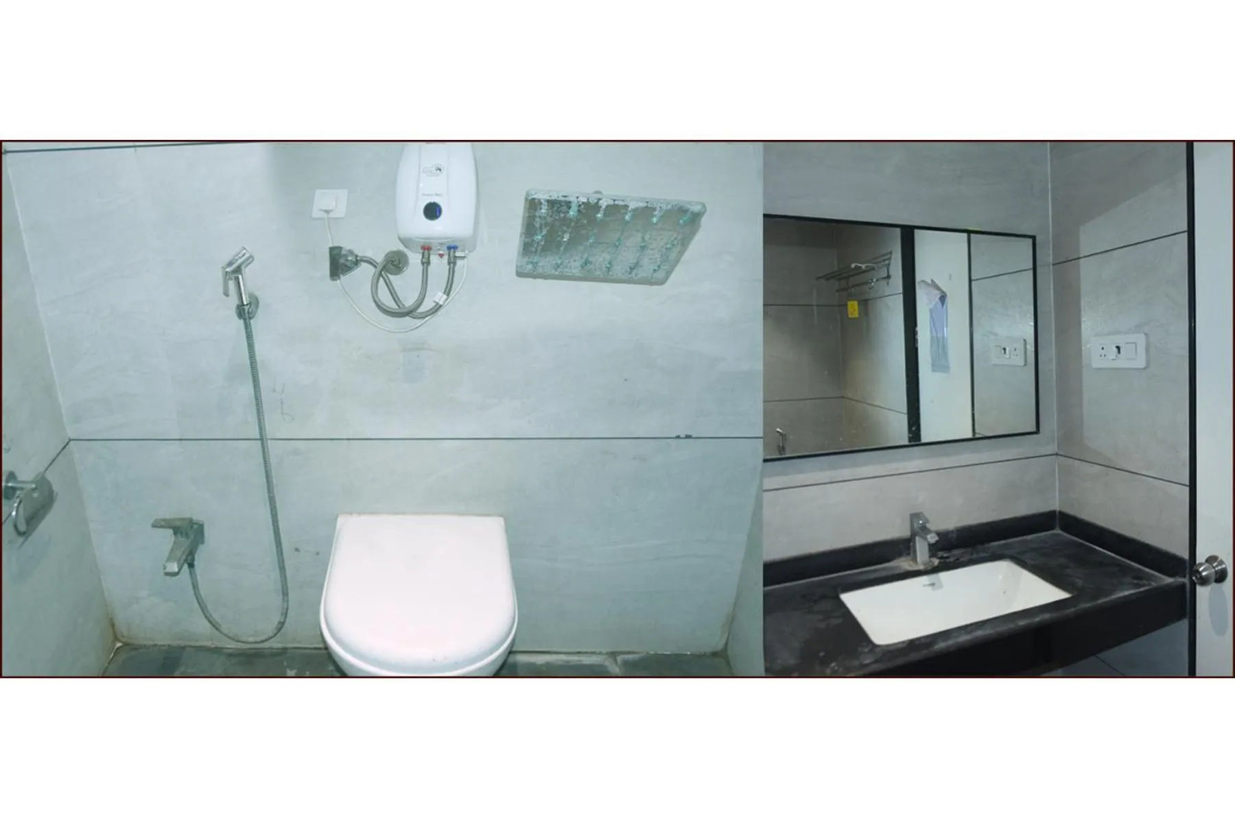 Bathroom in ID Square residency Parbhani