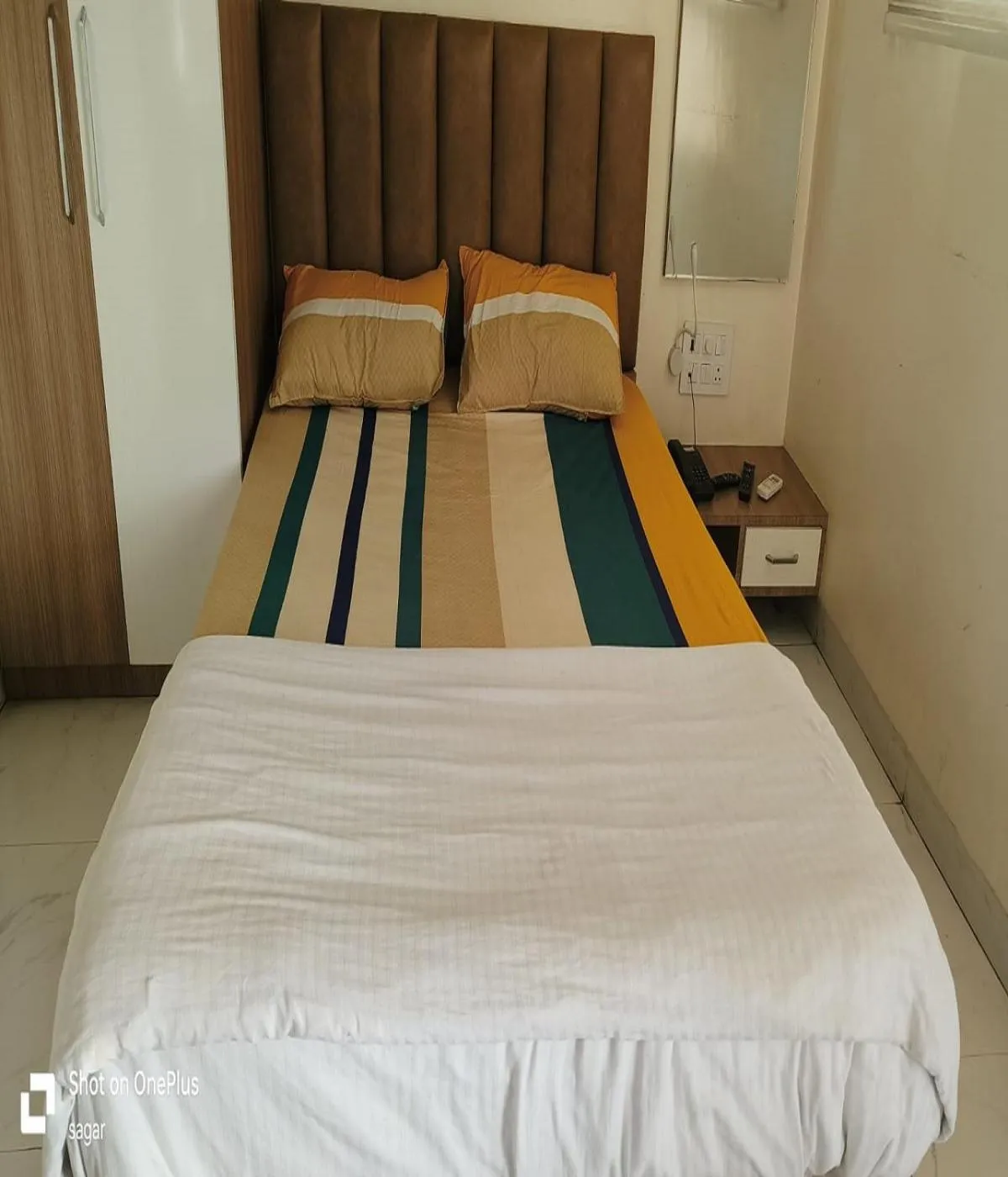 Bedroom, Bed in ID Square residency Parbhani