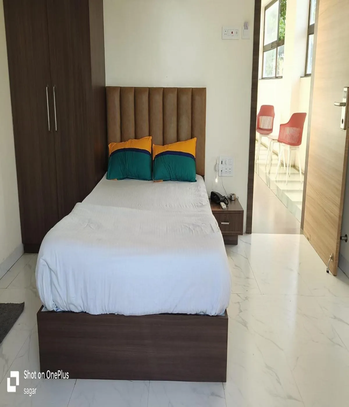 Bedroom, Bed in ID Square residency Parbhani