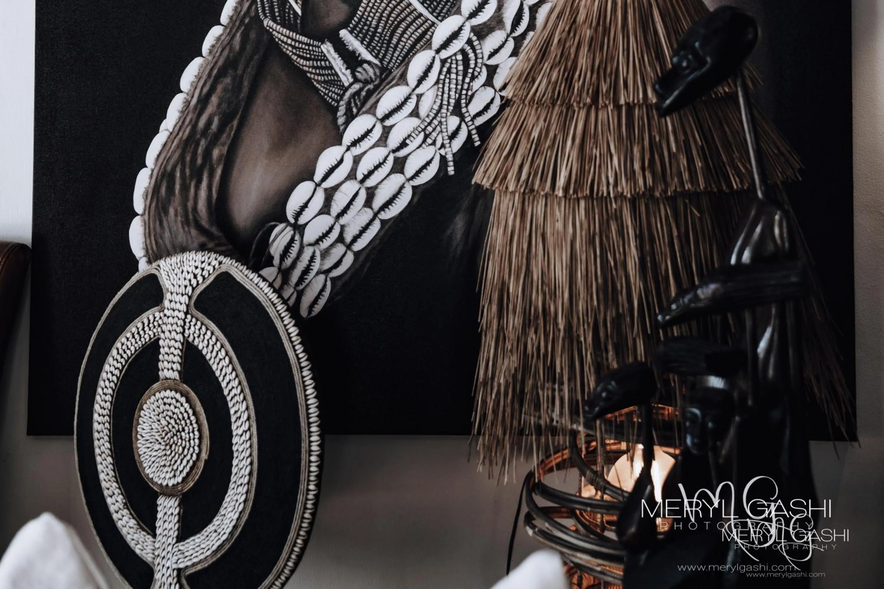 Decorative detail in African Flair Boutique Safari Lodge