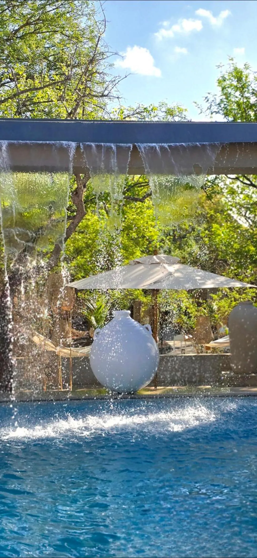 Garden view in African Flair Boutique Safari Lodge