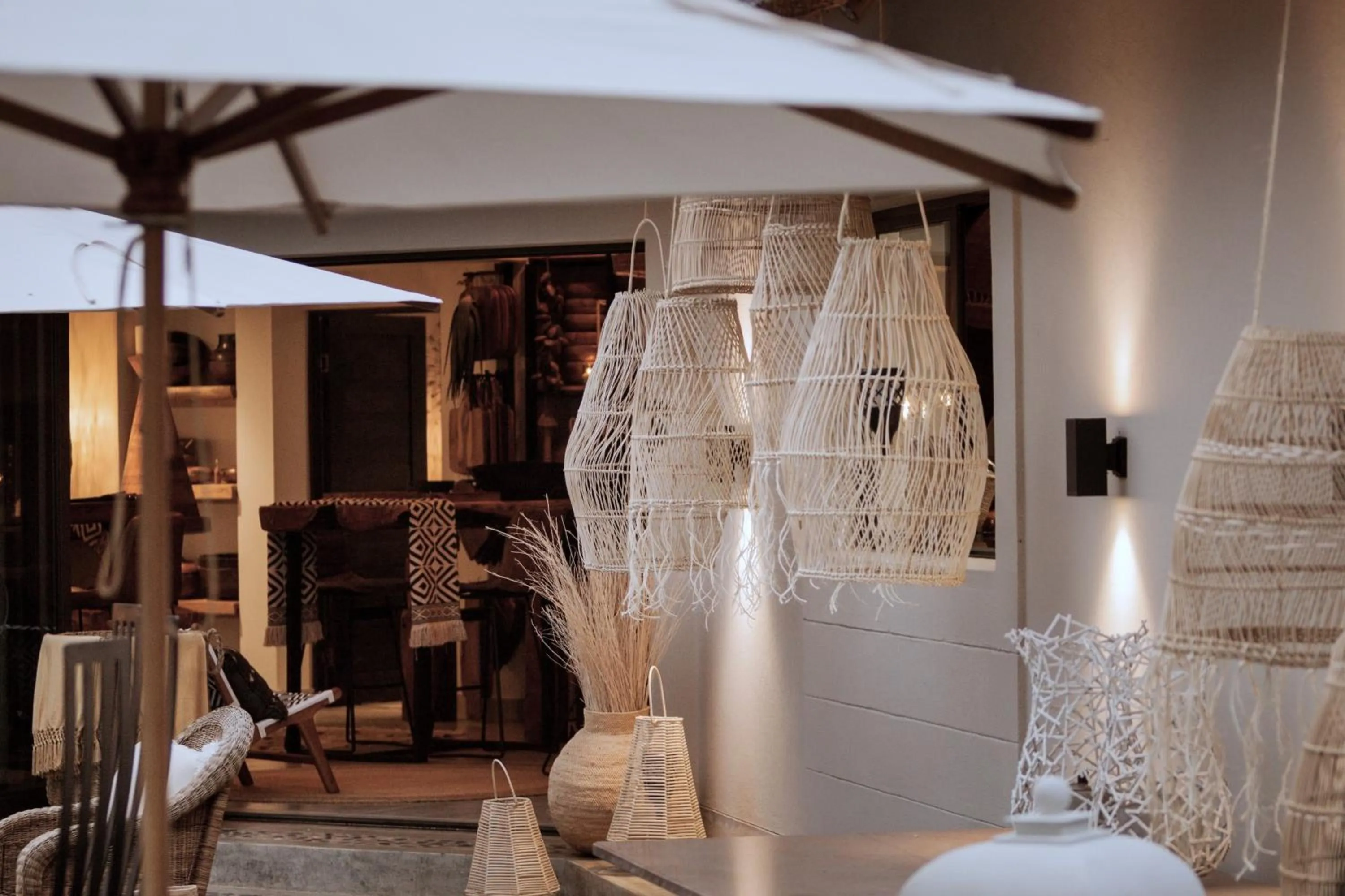 Seating area in African Flair Boutique Safari Lodge