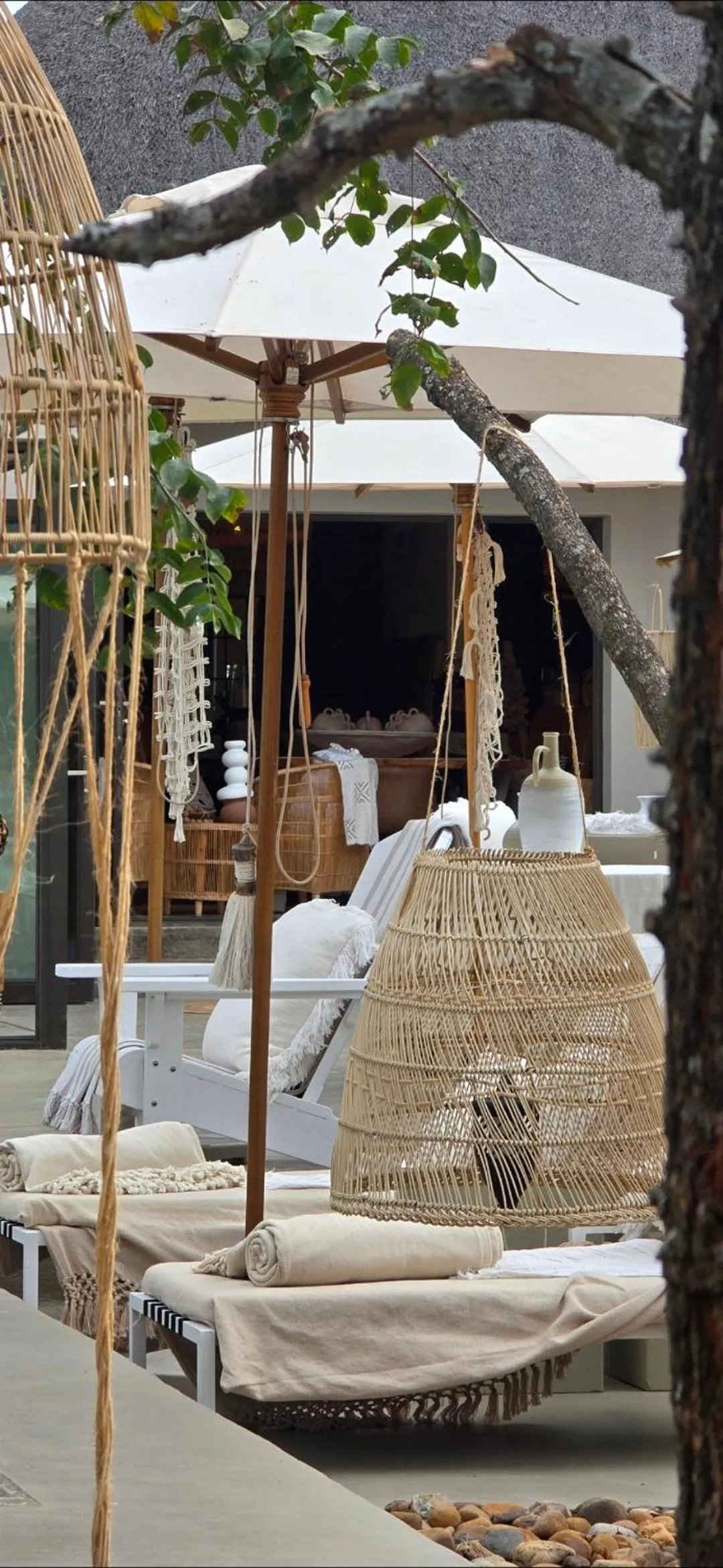 Patio in African Flair Boutique Safari Lodge