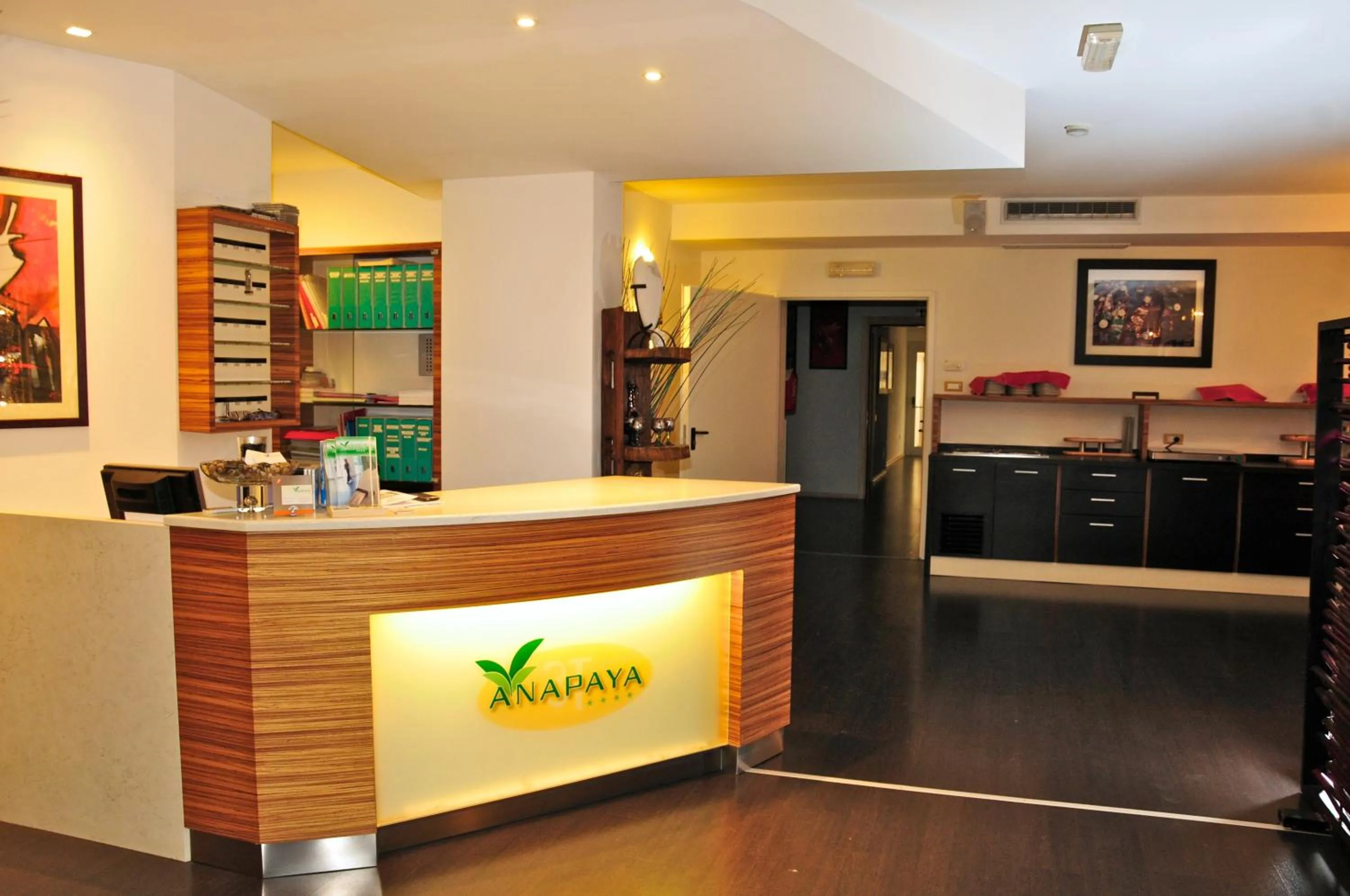 Lobby or reception in Hotel Anapaya