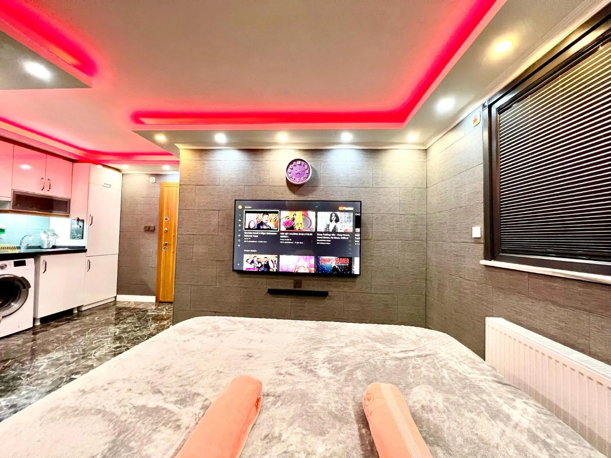 Bed in LEVENT PALACE REZİDANS