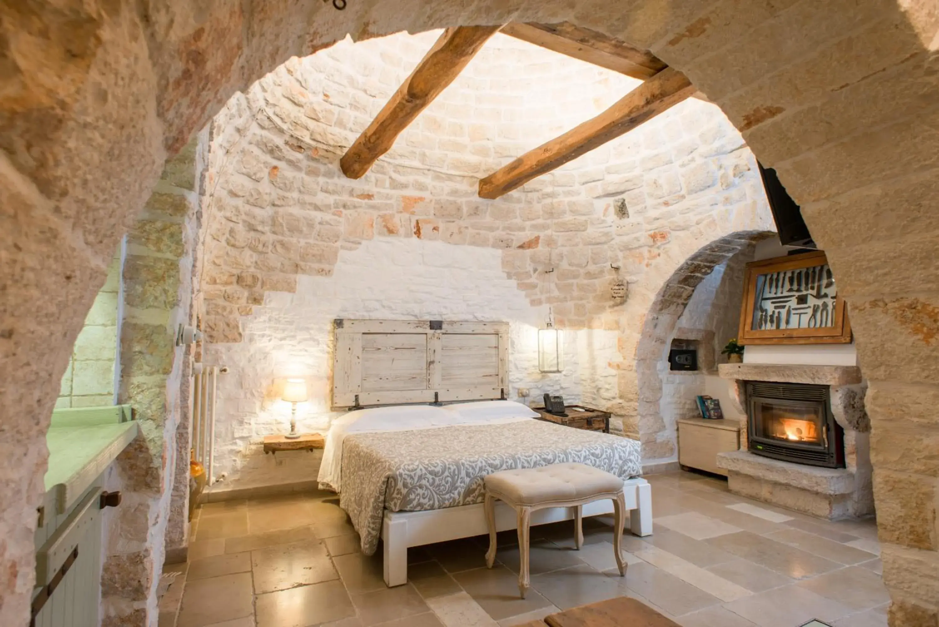 Bedroom, Bed in Trulli Holiday Albergo Diffuso Bedroom, Bed in Trulli Holiday Albergo Diffuso