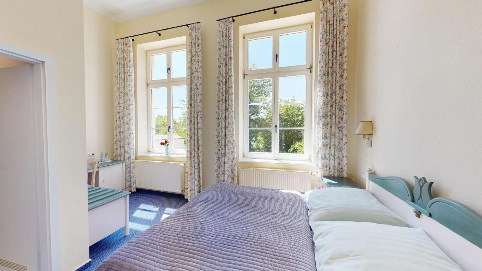 Bed in Landhotel Schloss Daschow