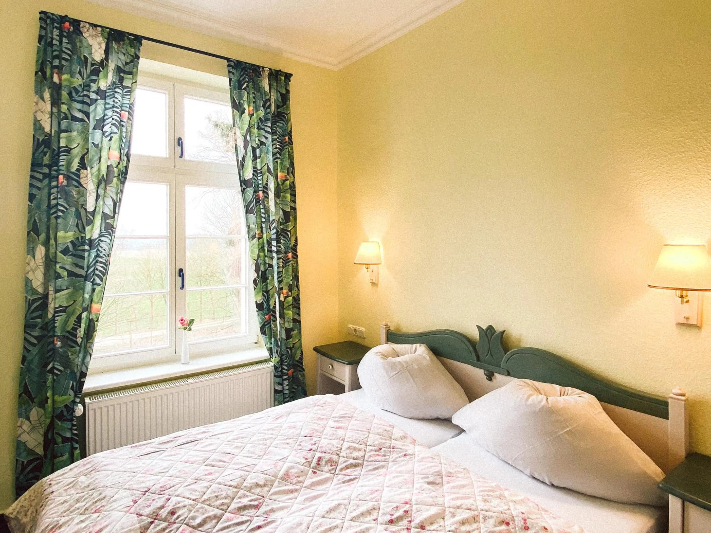 Bed in Landhotel Schloss Daschow