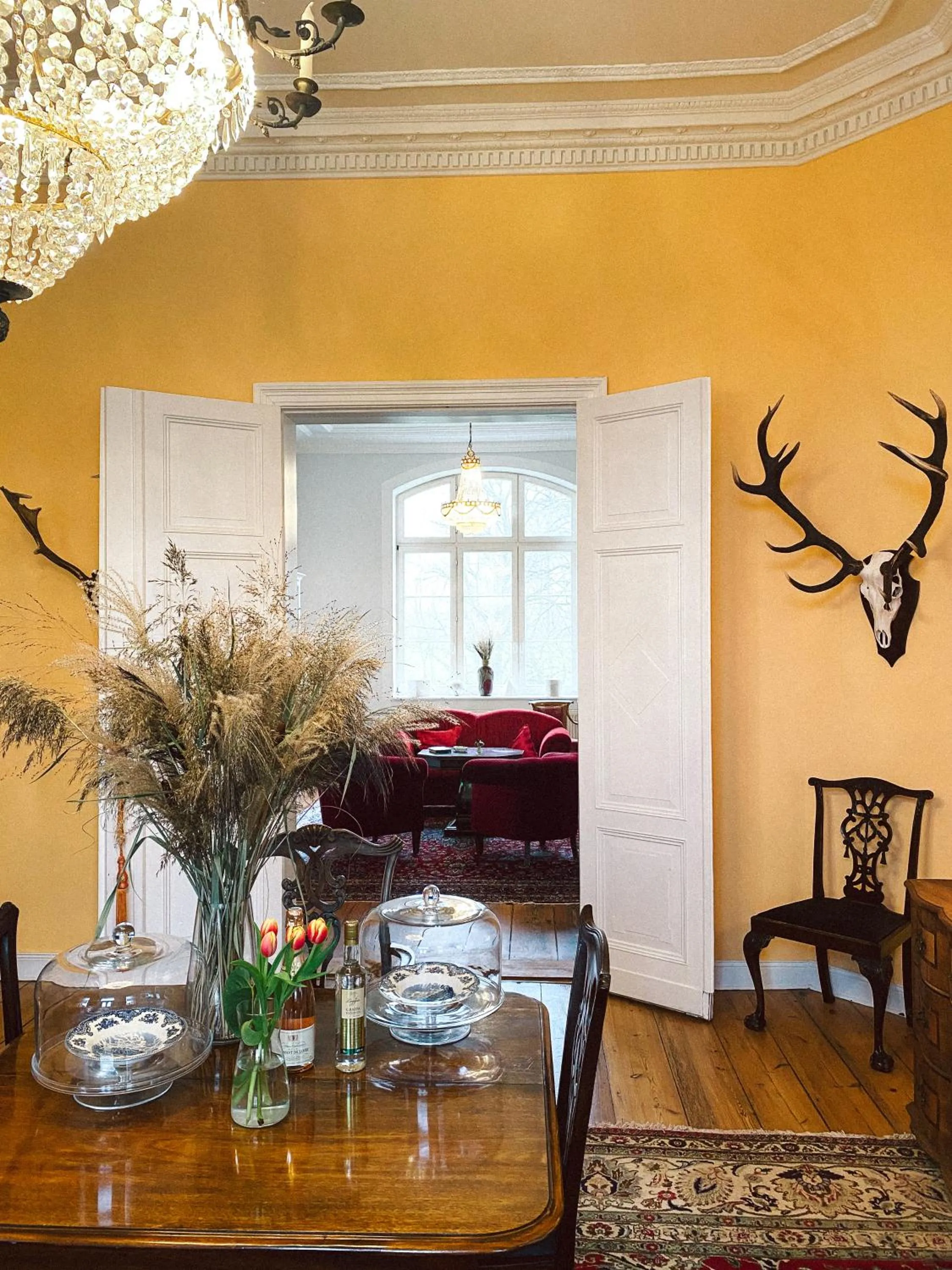 Decorative detail in Landhotel Schloss Daschow