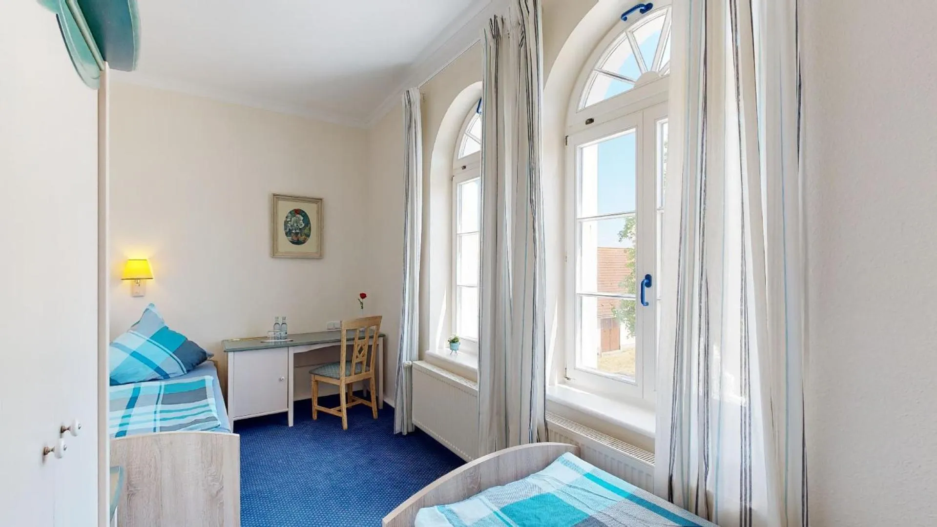 Bed in Landhotel Schloss Daschow