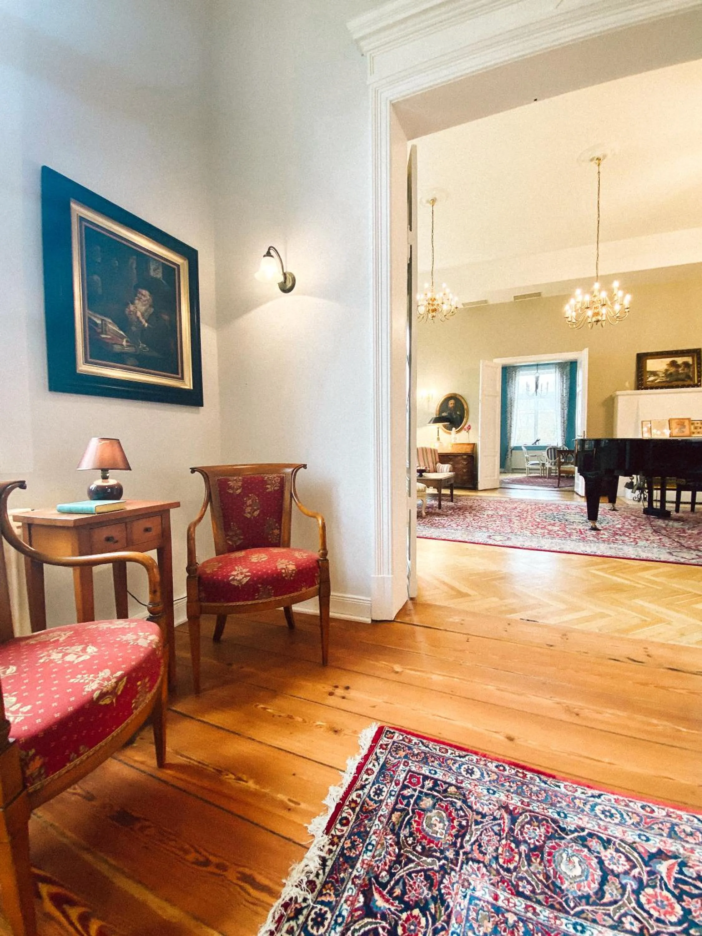 Library in Landhotel Schloss Daschow