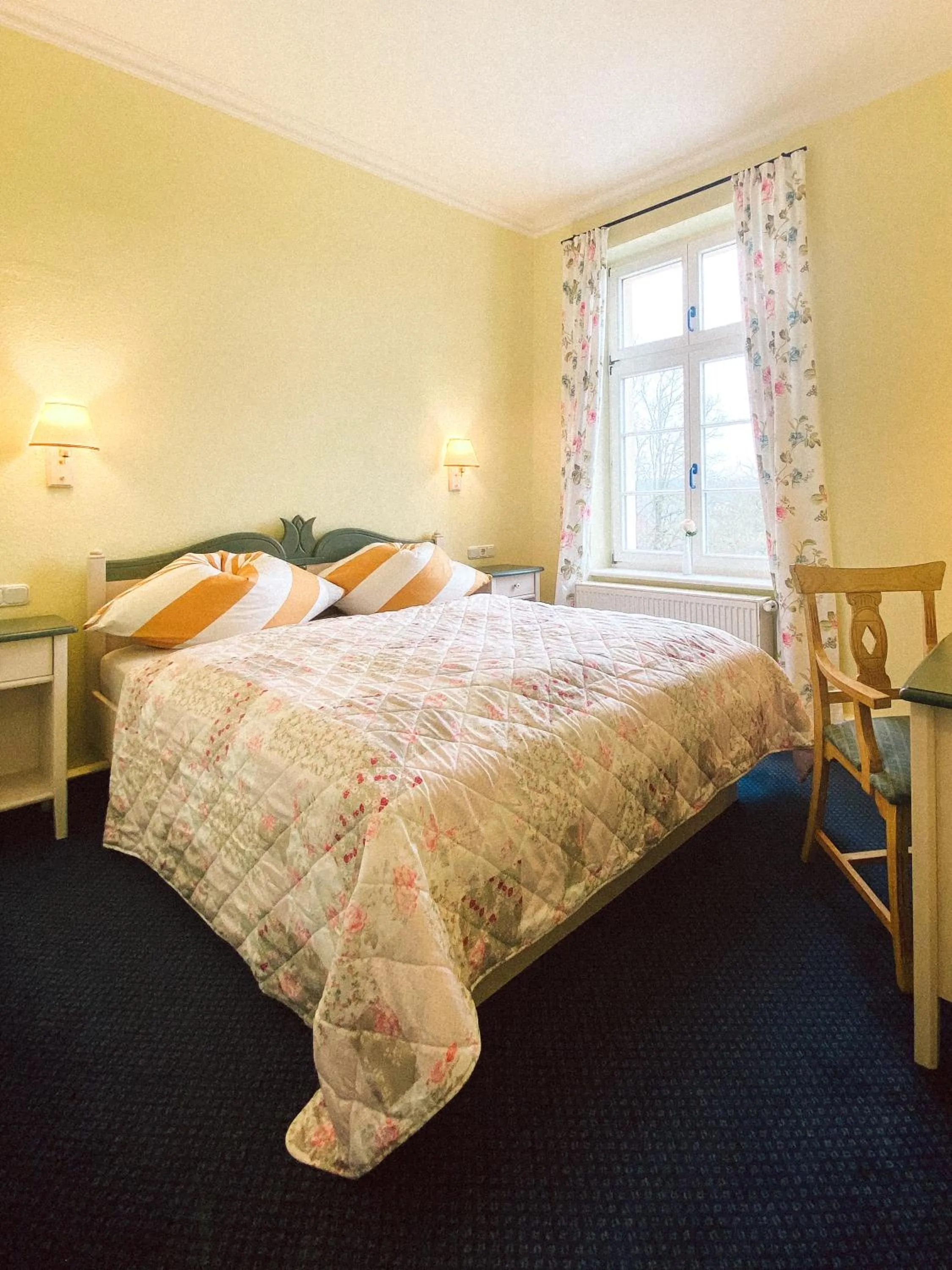 Bed in Landhotel Schloss Daschow