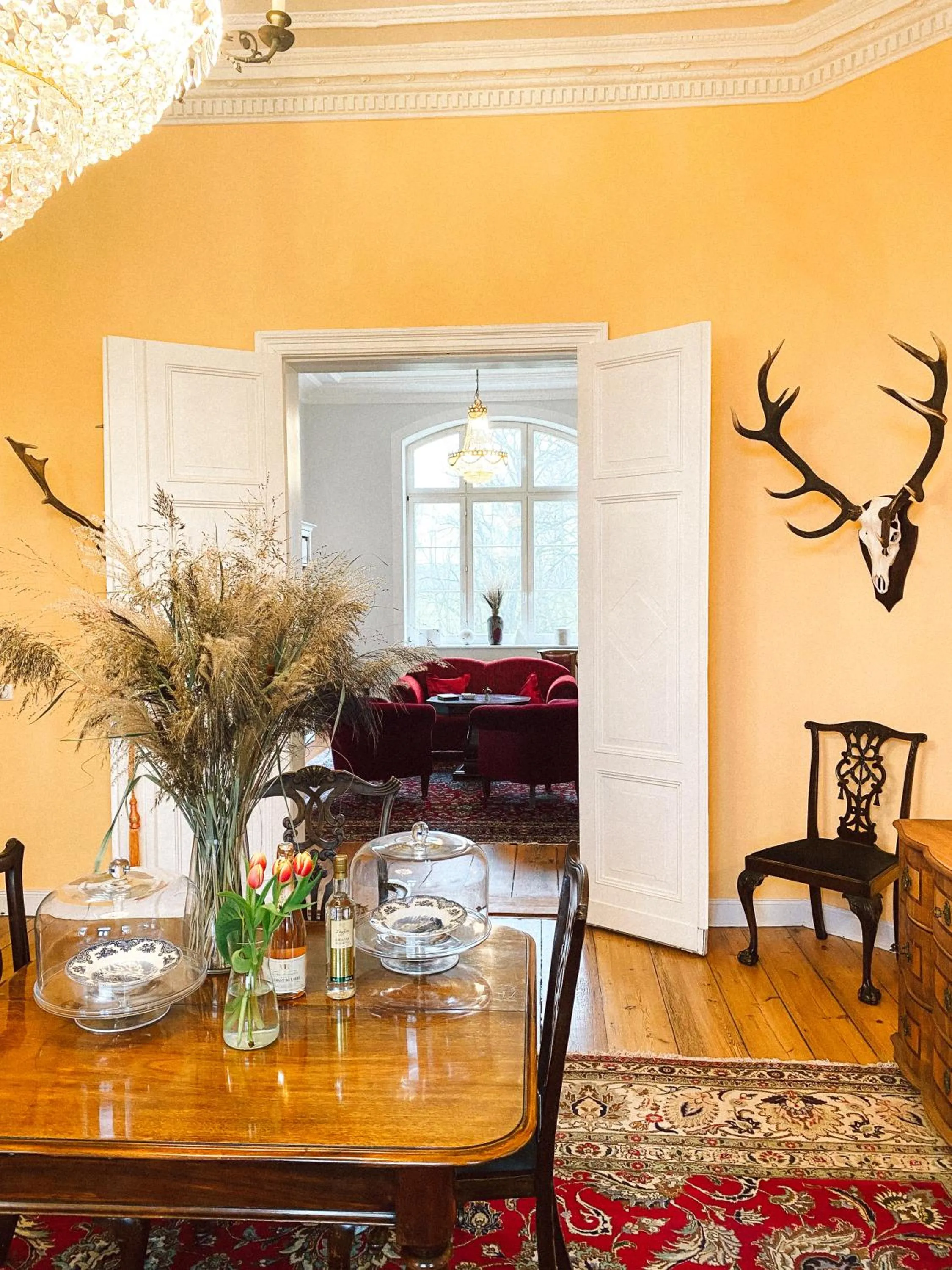 Decorative detail in Landhotel Schloss Daschow