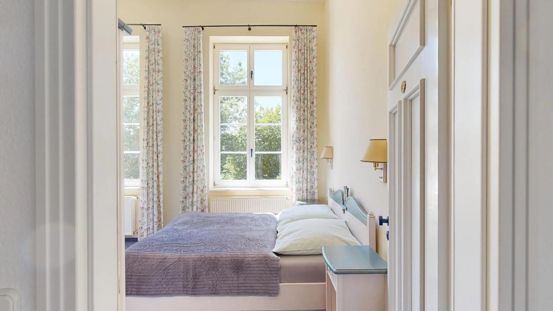 Bed in Landhotel Schloss Daschow