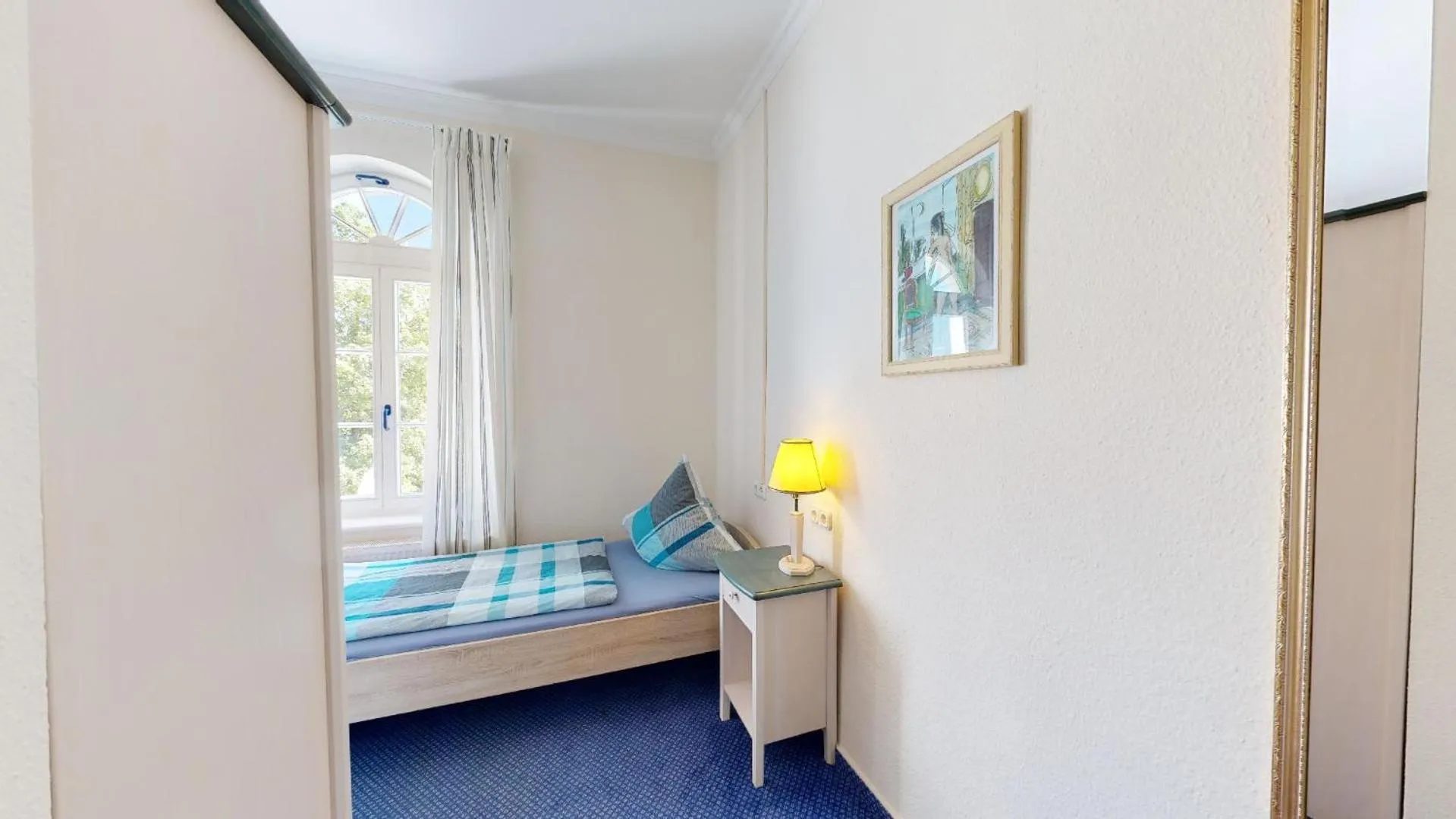 Bed in Landhotel Schloss Daschow