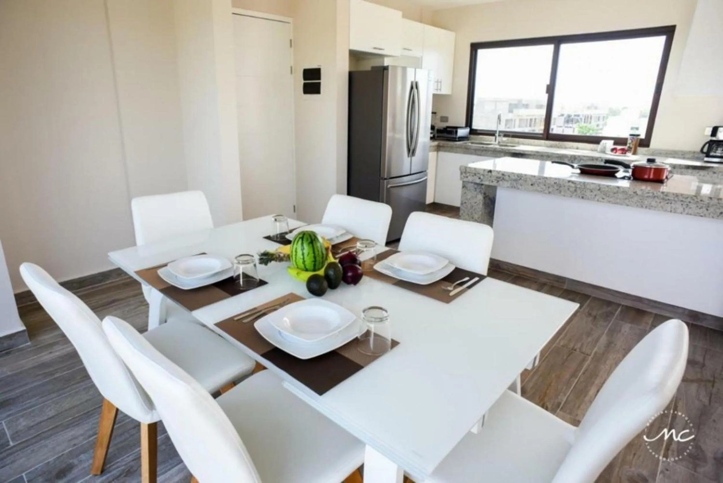 Dining area in Penthouse Blue Luxury La Veleta