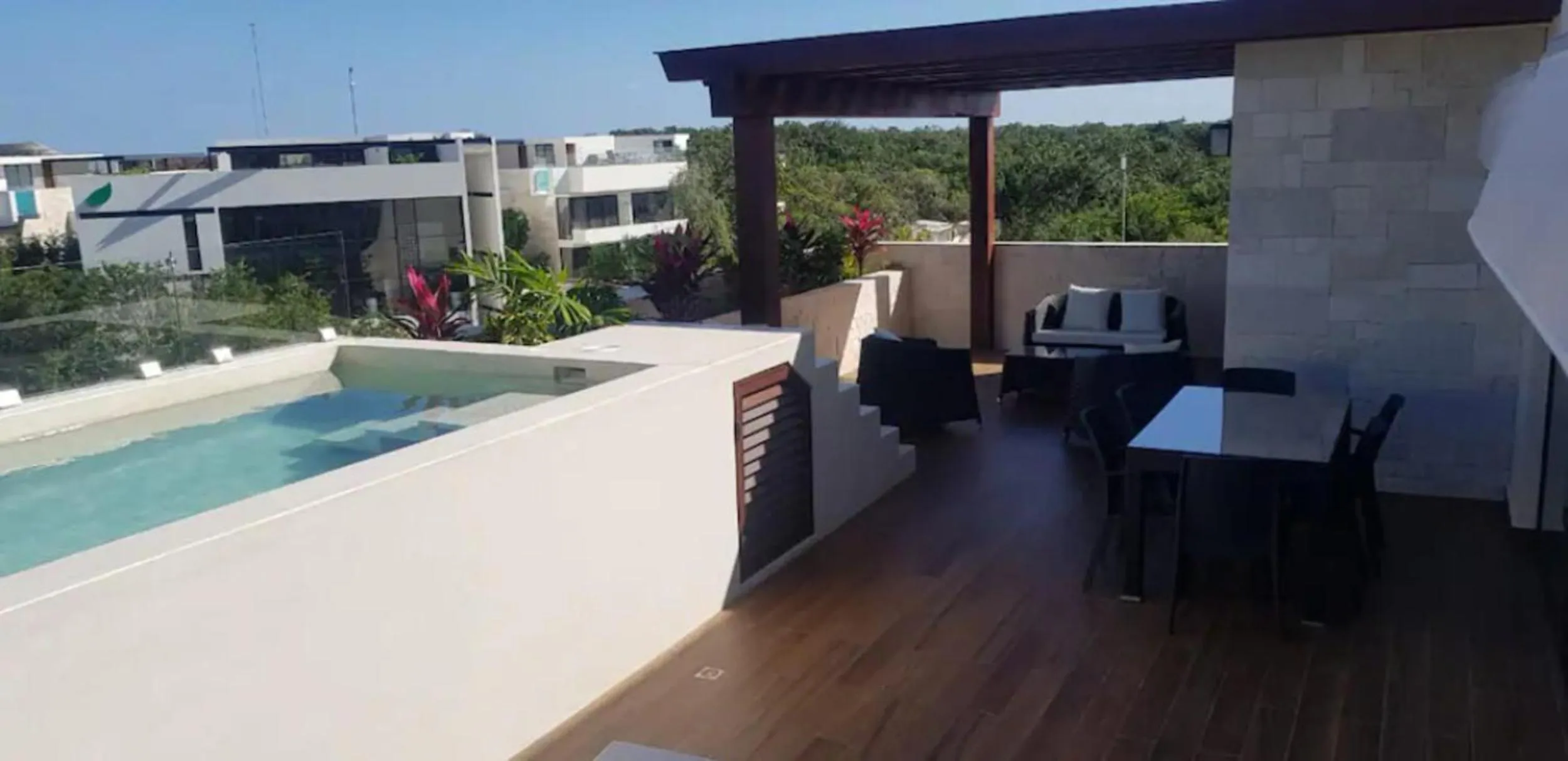 Balcony/Terrace in Penthouse Blue Luxury La Veleta