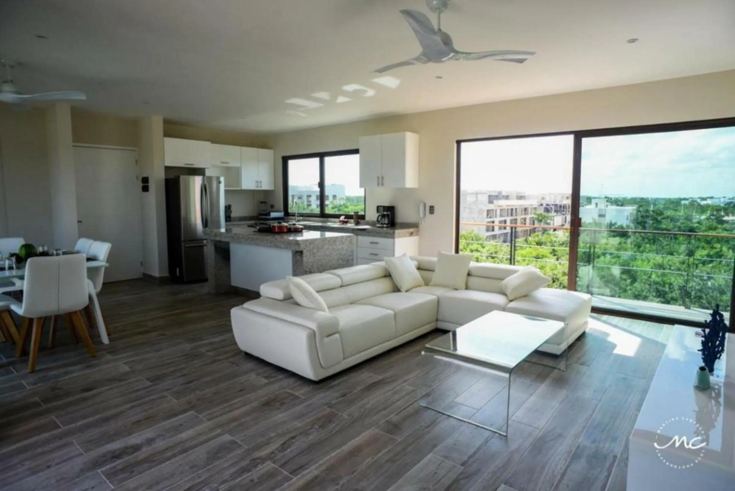 Living room in Penthouse Blue Luxury La Veleta