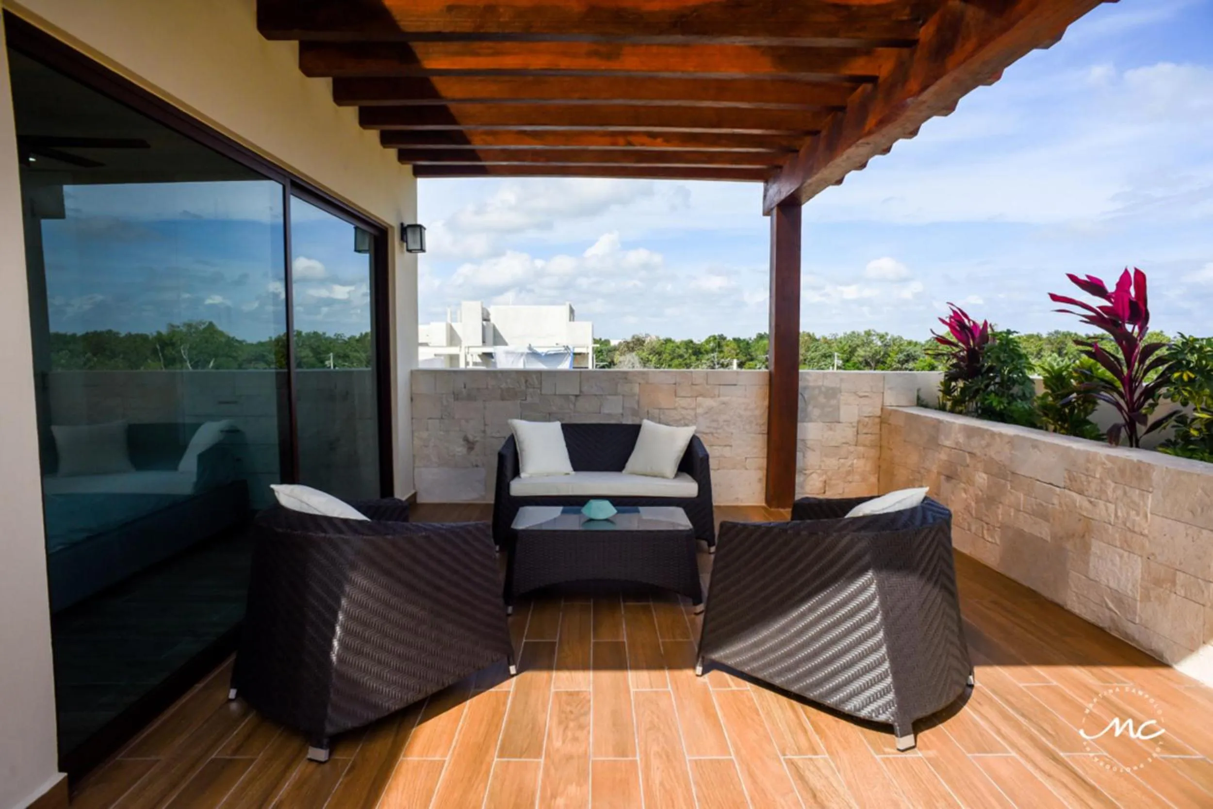 Balcony/Terrace in Penthouse Blue Luxury La Veleta
