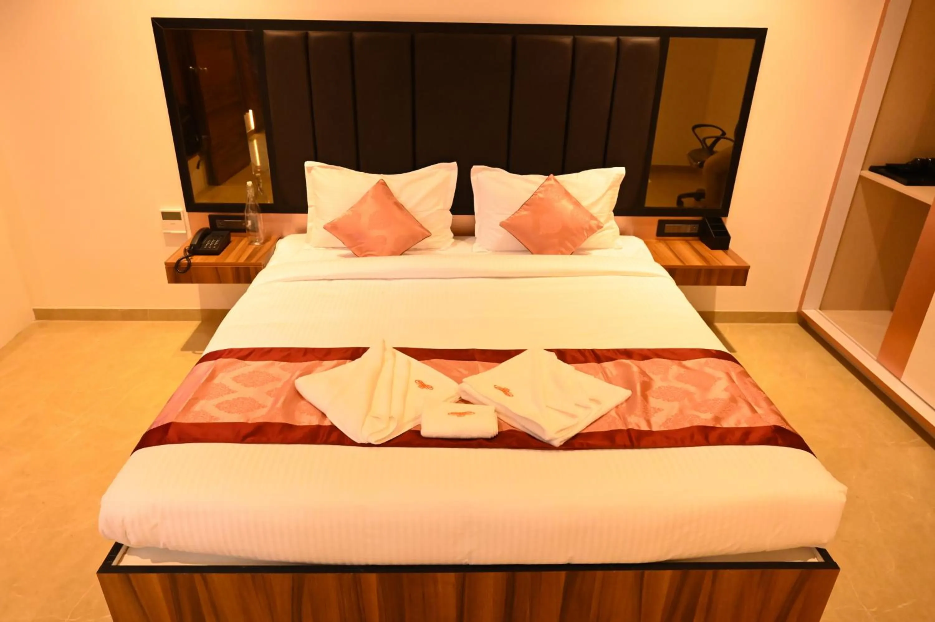 Bed in Kalki Hotel