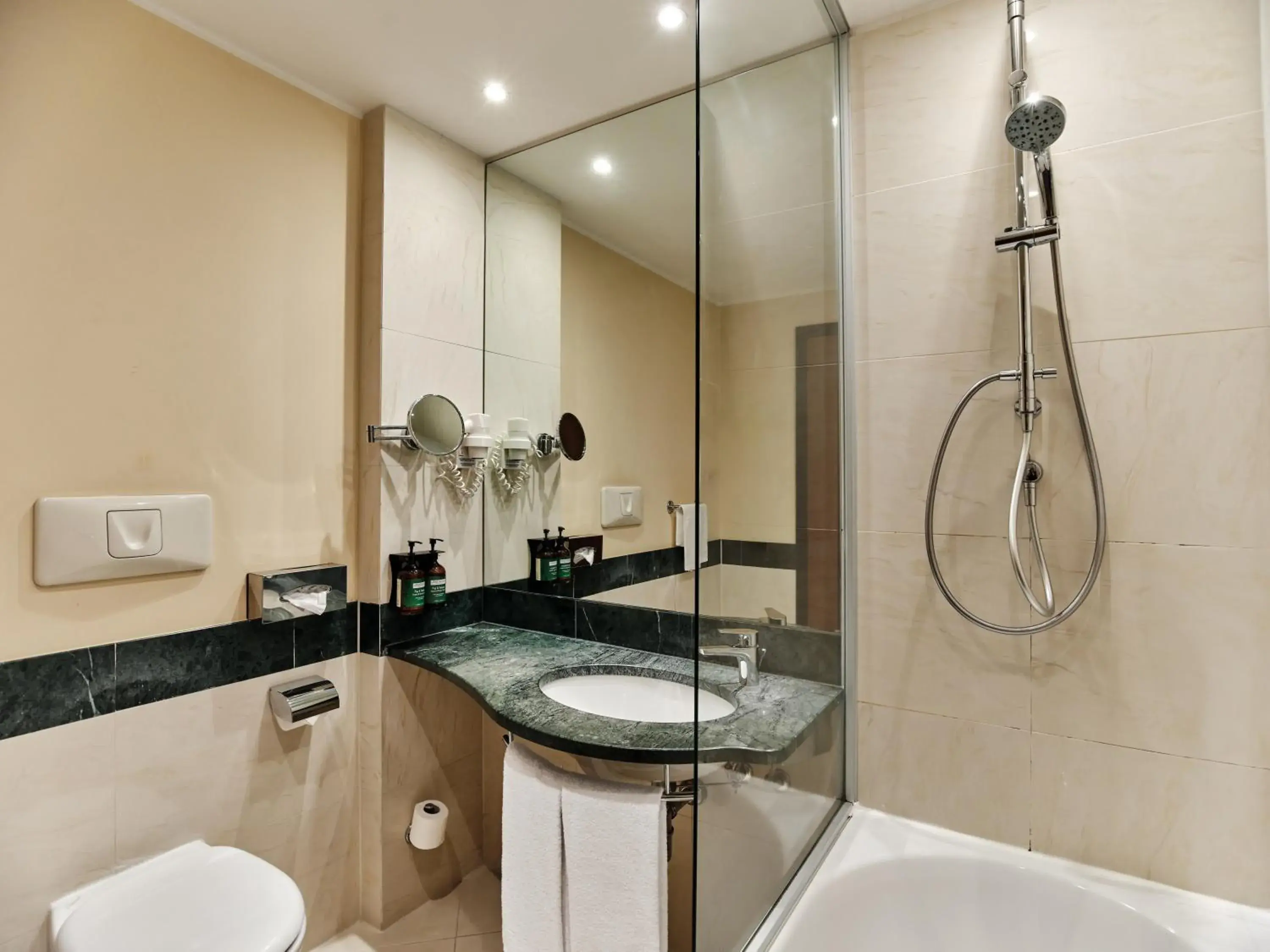 Bathroom in Crowne Plaza Milan - Malpensa Airport by IHG Bathroom in Crowne Plaza Milan - Malpensa Airport by IHG