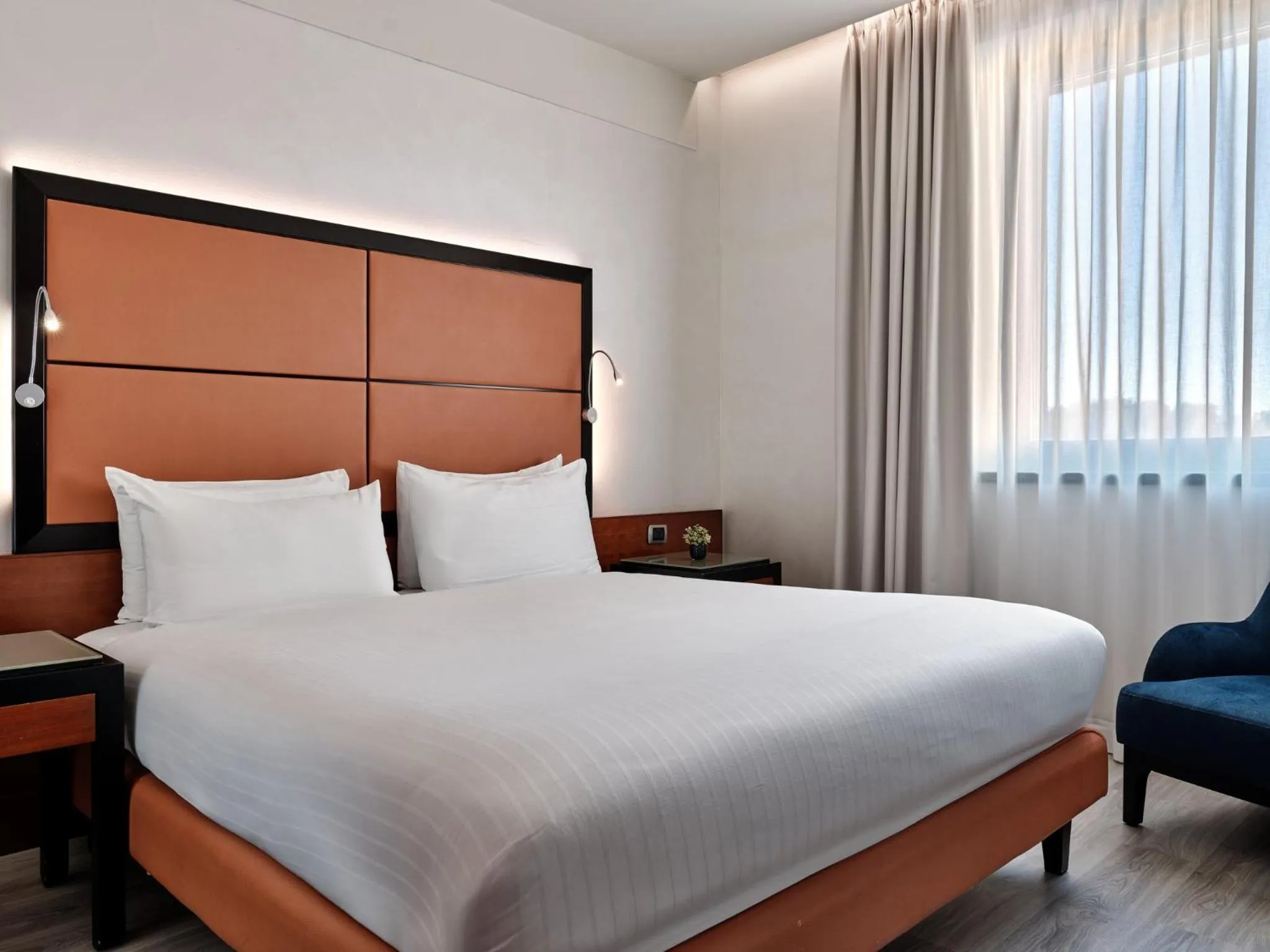 Photo of the whole room, Bed in Crowne Plaza Milan - Malpensa Airport by IHG