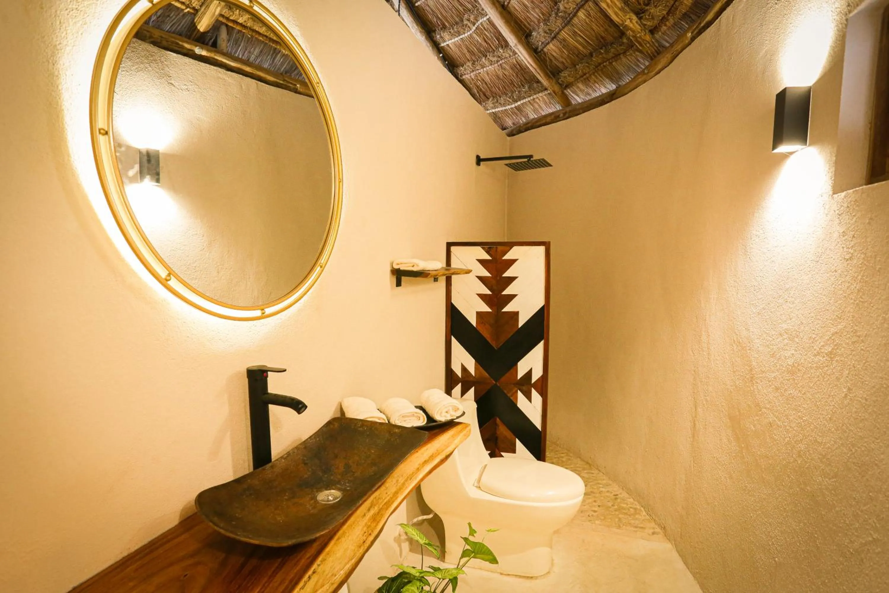 Shower in The Yellow Nest Tulum