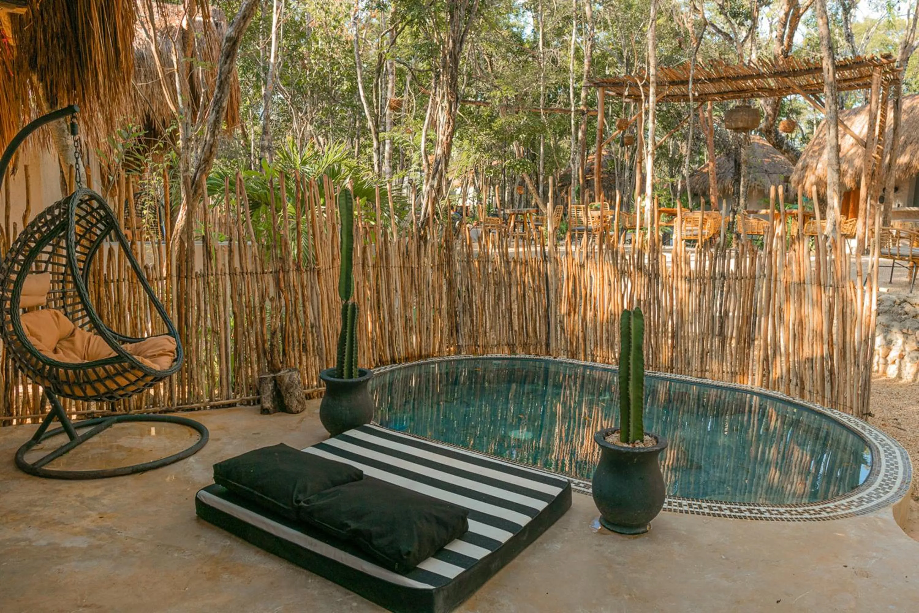 Patio in The Yellow Nest Tulum
