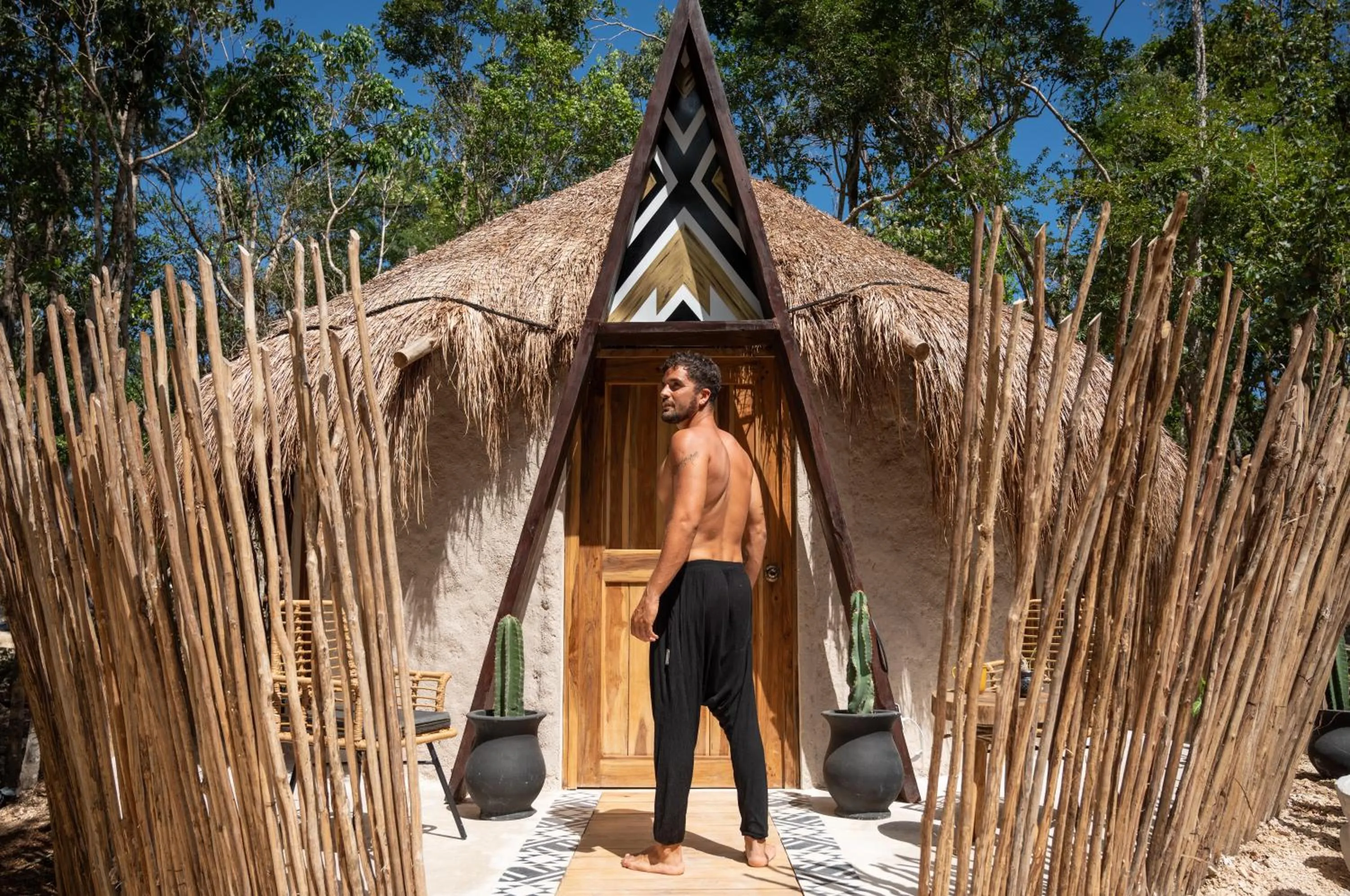 People in The Yellow Nest Tulum