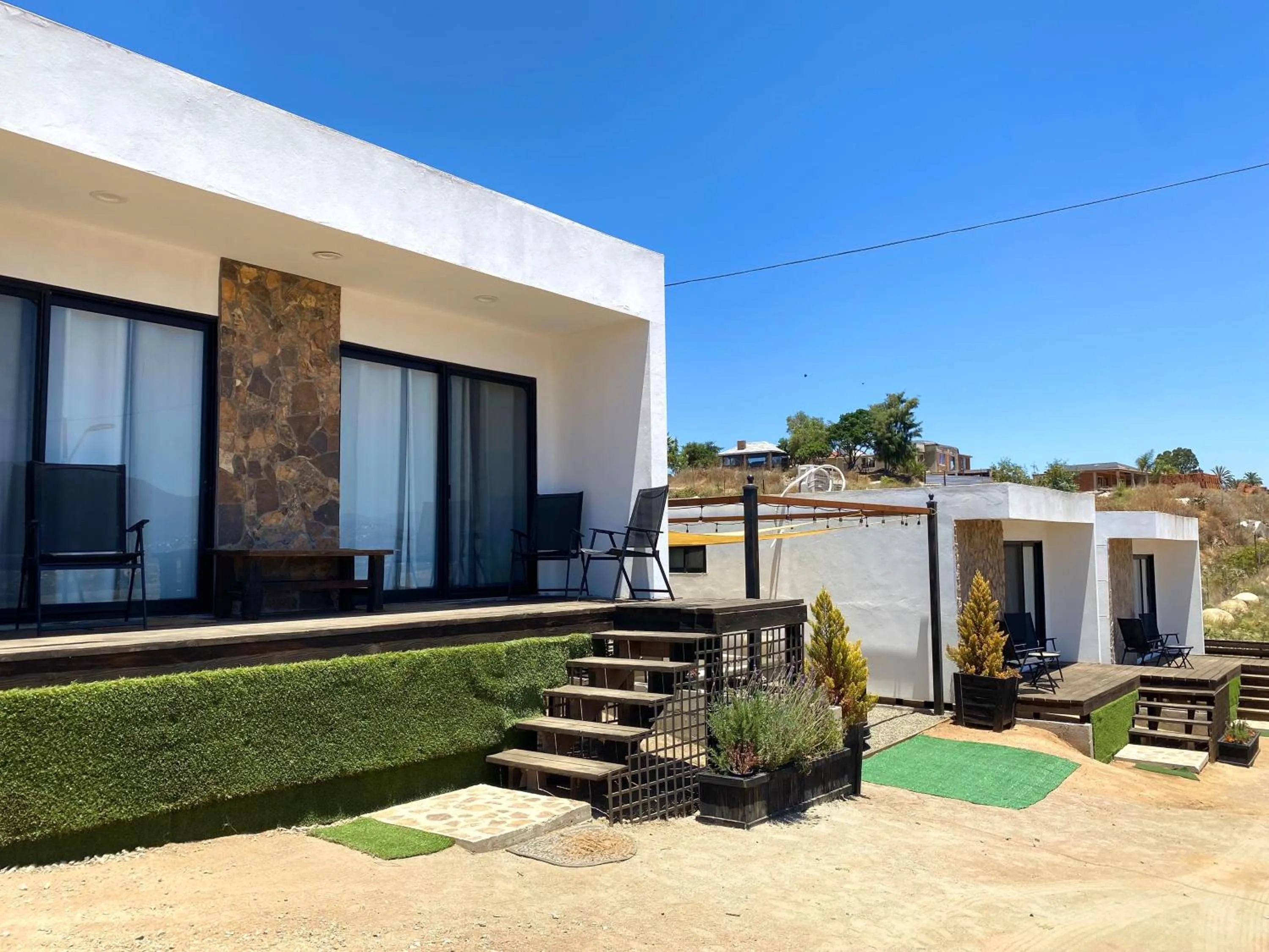 Facade/entrance in Villas La Morita Valle de Guadalupe