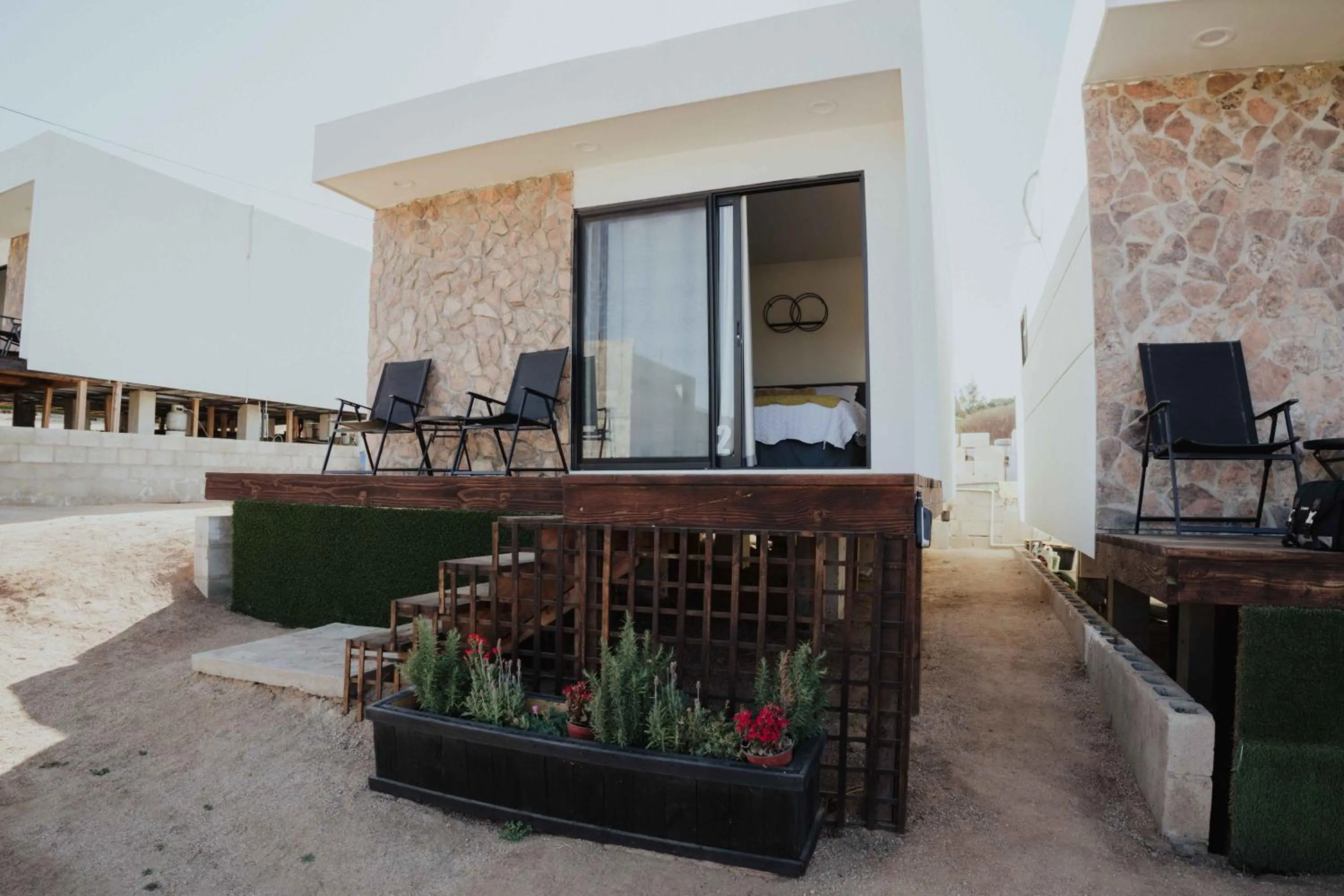 Facade/entrance in Villas La Morita Valle de Guadalupe